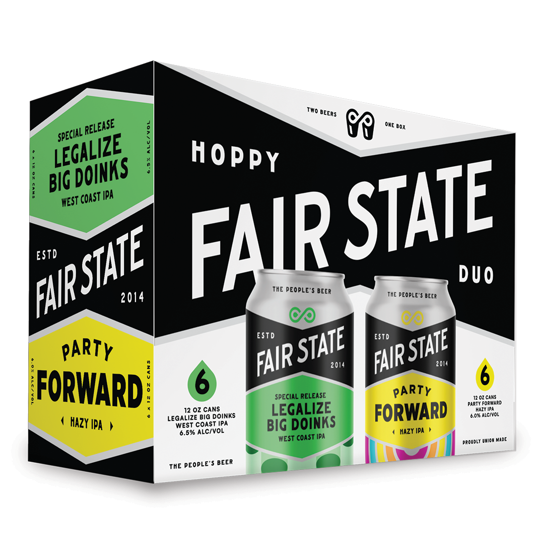 Duo Pack: Legalize Big Doinks + Party Forward | Fair State Brewing