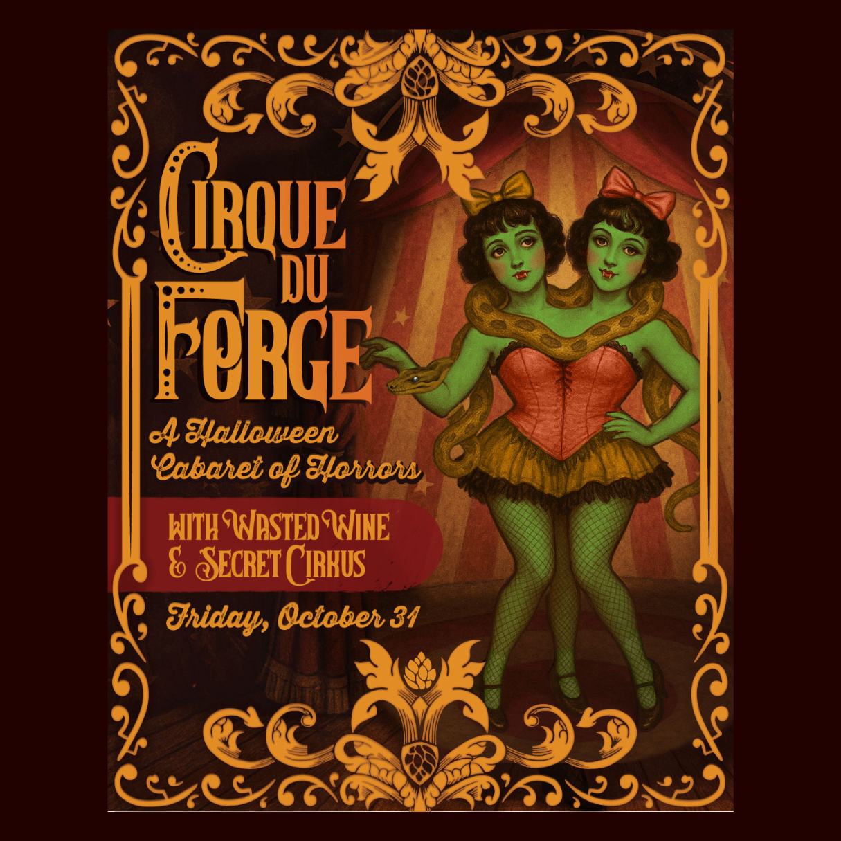 Cirque du Forge: A Halloween Cabaret of Horrors