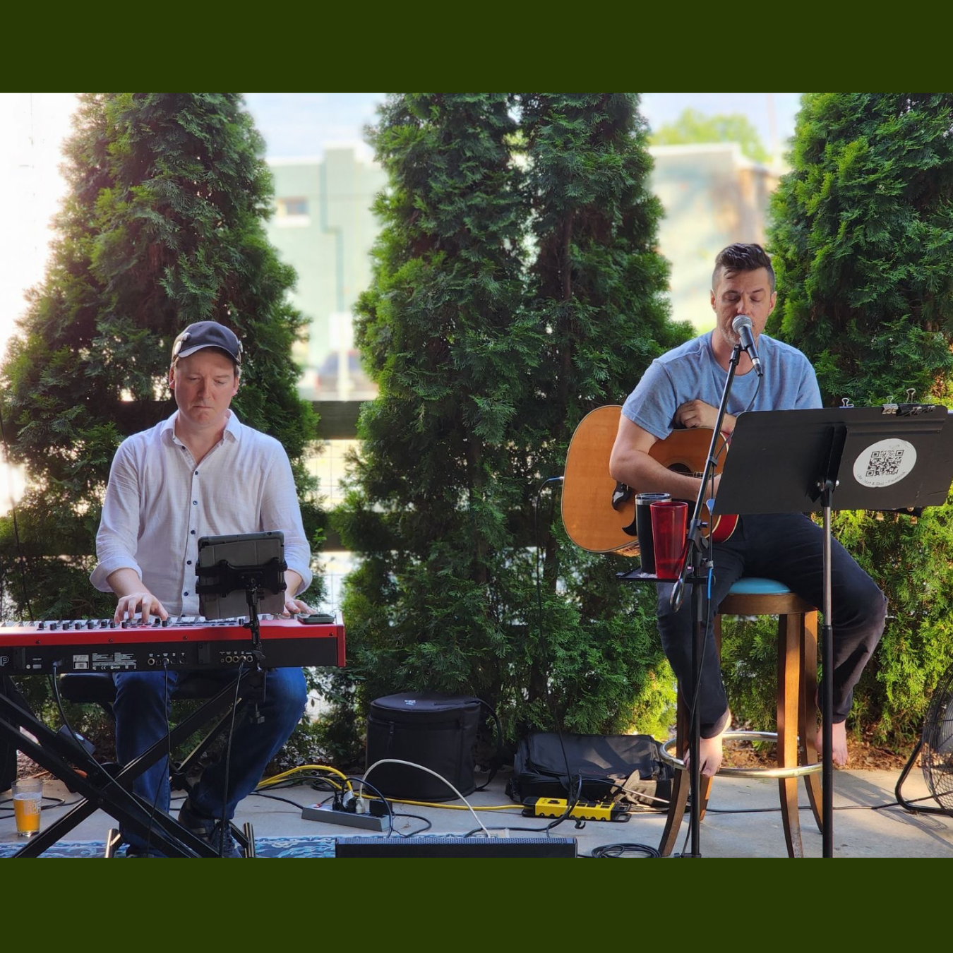 Joe and Sam with Friends