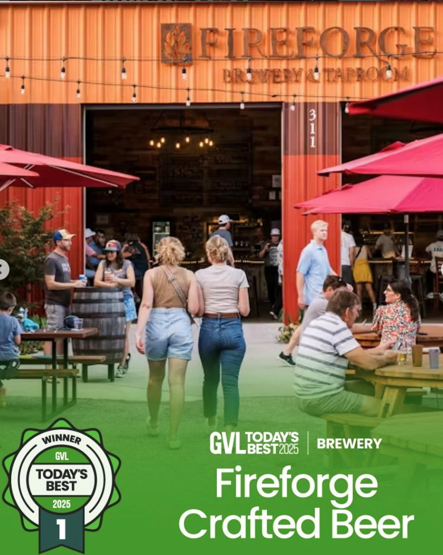 Fireforge Voted Best Local Brewery by GVLToday Readers