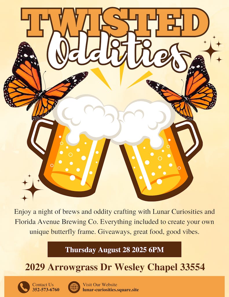 Ceam and Orange Illustrative Beer Tasting Flyer (1) Ceam and Orange Illustrative Beer Tasting Flyer (1)