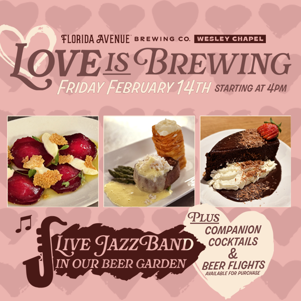Love is Brewing Valentines Dinner