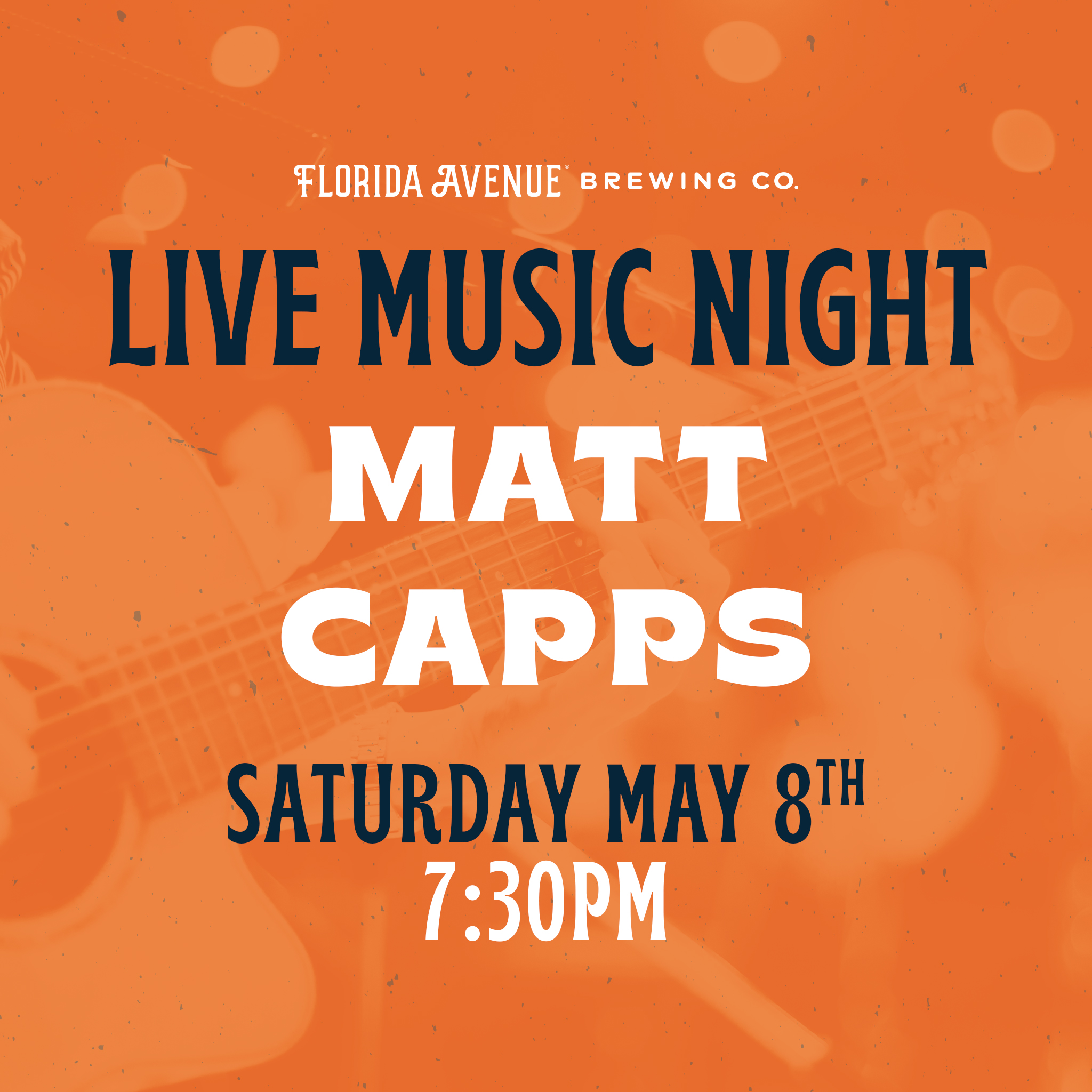Live Music @ Florida Ave Beer Garden- Matt Capps