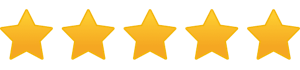 five-star-rating-icon Five Star Reviews