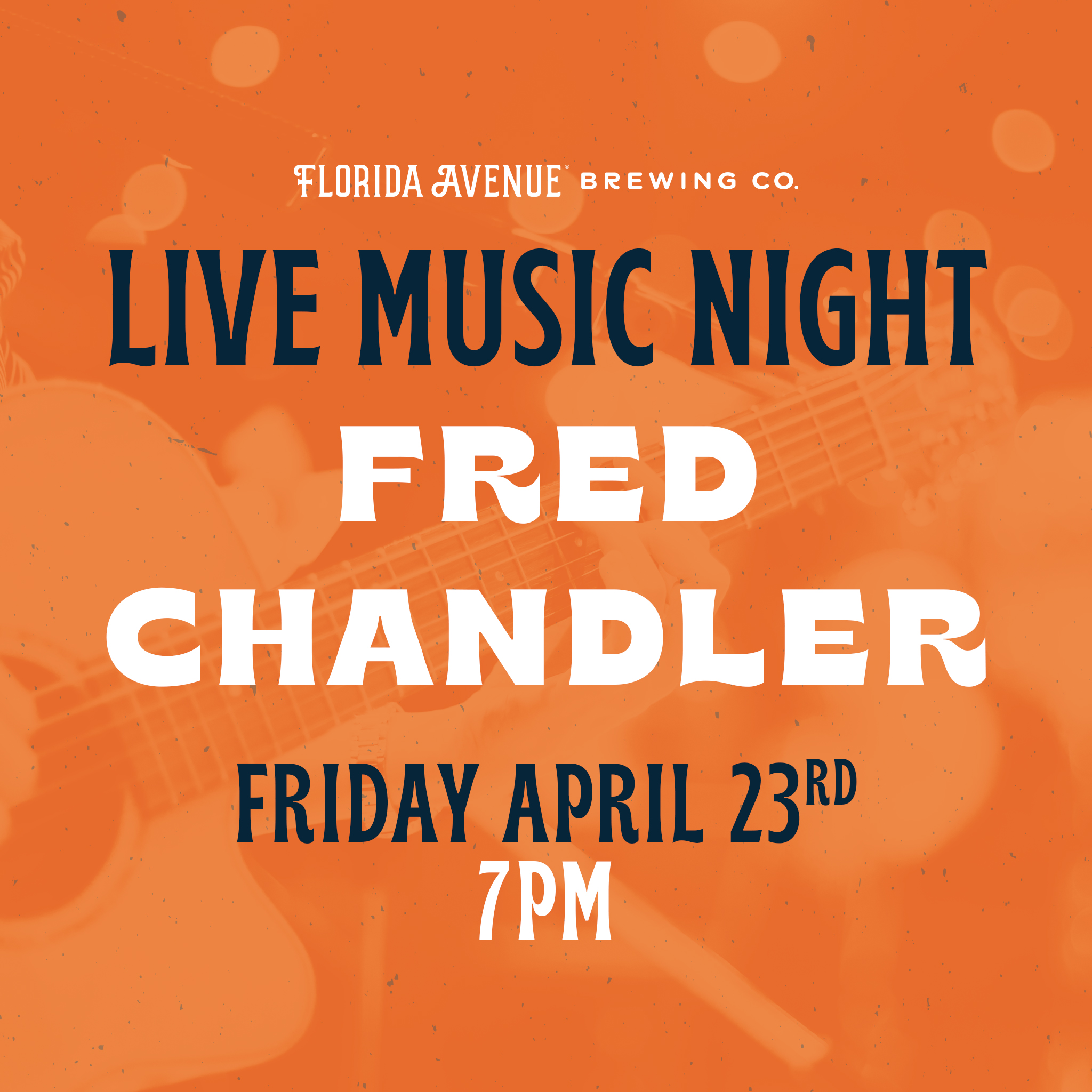 Live Music @ Florida Ave- Fred Chandler