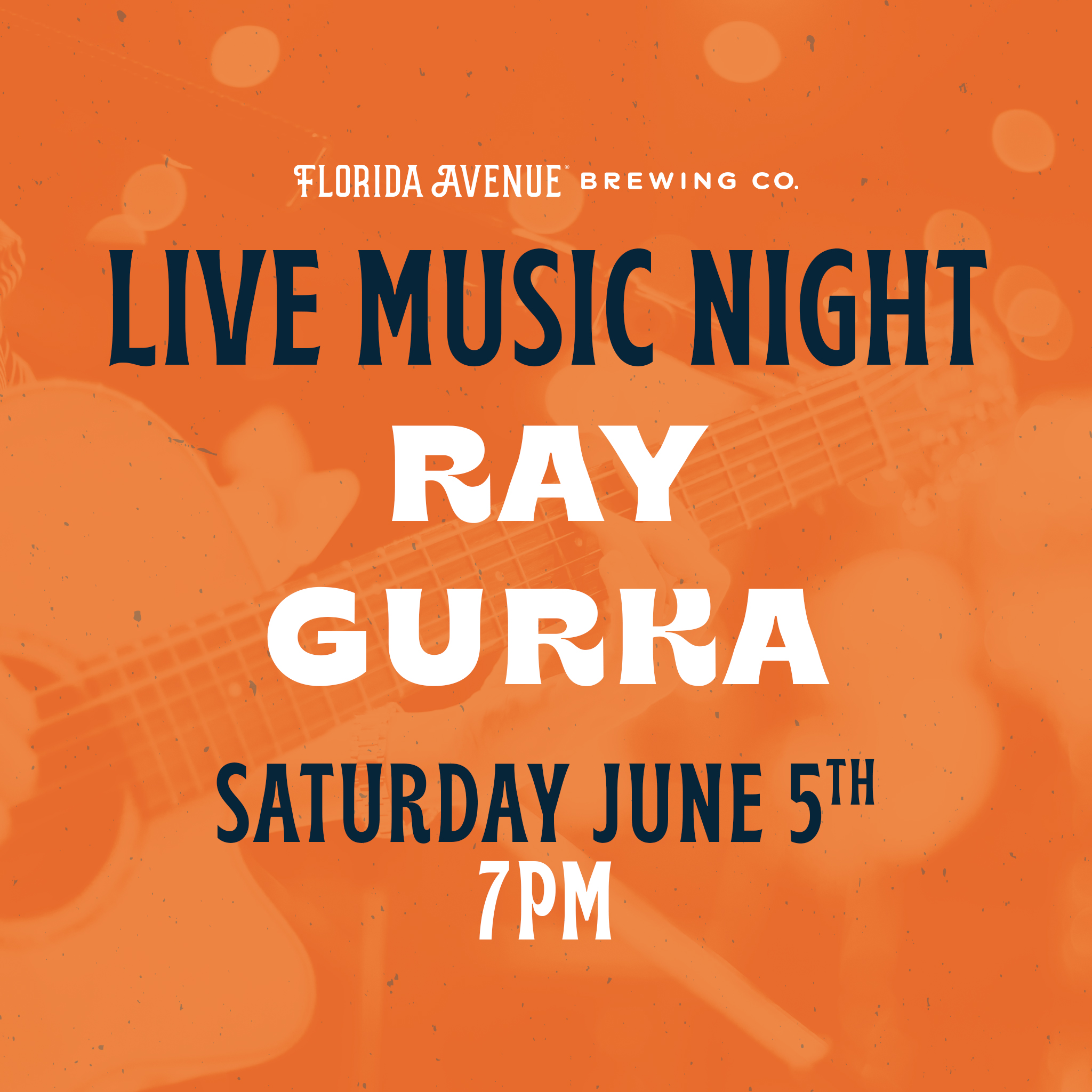 Live Music @ Florida Ave Beer Garden- Ray Gurka