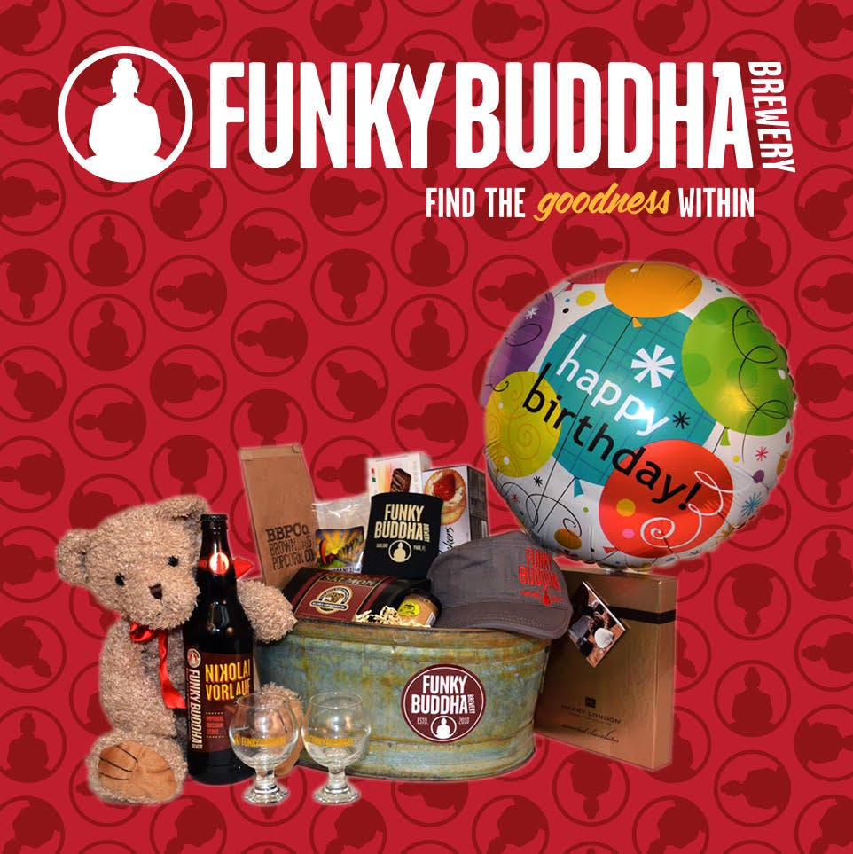 Funky Buddha Beer Buckets Now Available from Water Mill Flowers Funky