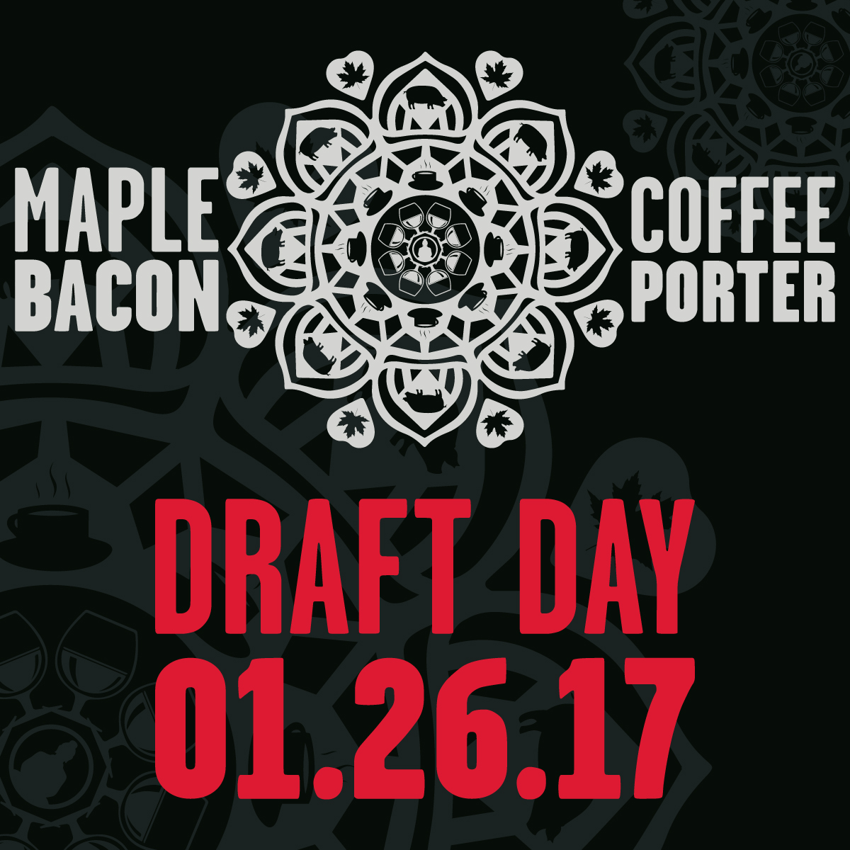 Maple Bacon Coffee Porter Draft Day 2017 | Funky Buddha