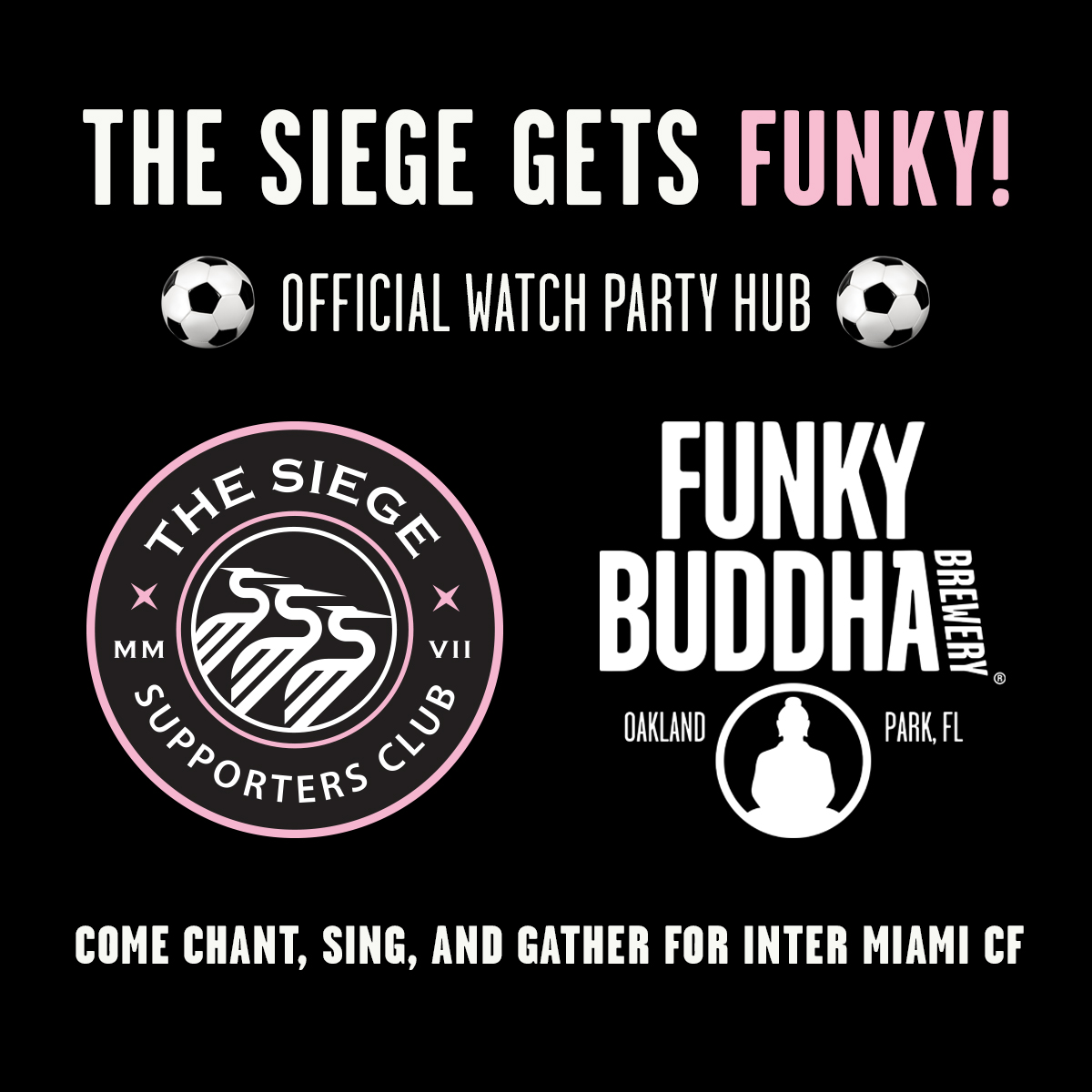 Funky Buddha Brewery partners with The Siege – Inter Miami CF Supporters Club