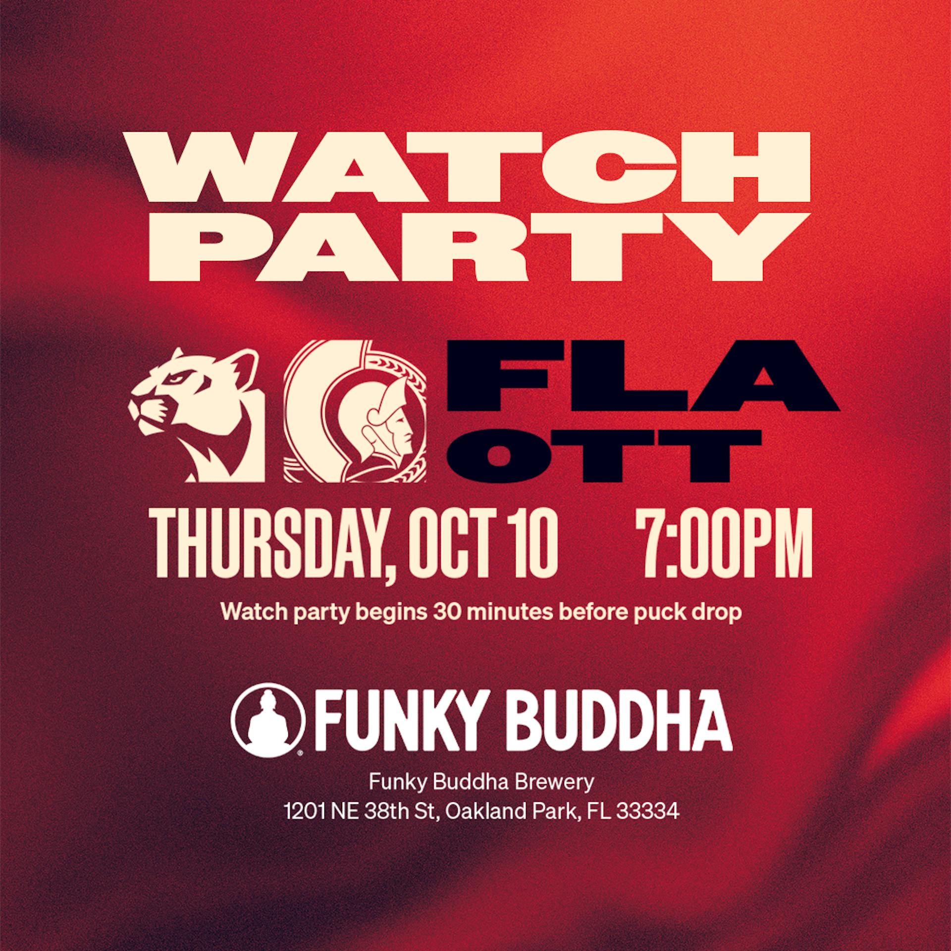2024-10-10 Watch Party vs OTT_SOCIAL_1x1 Florida Panthers Watch Party