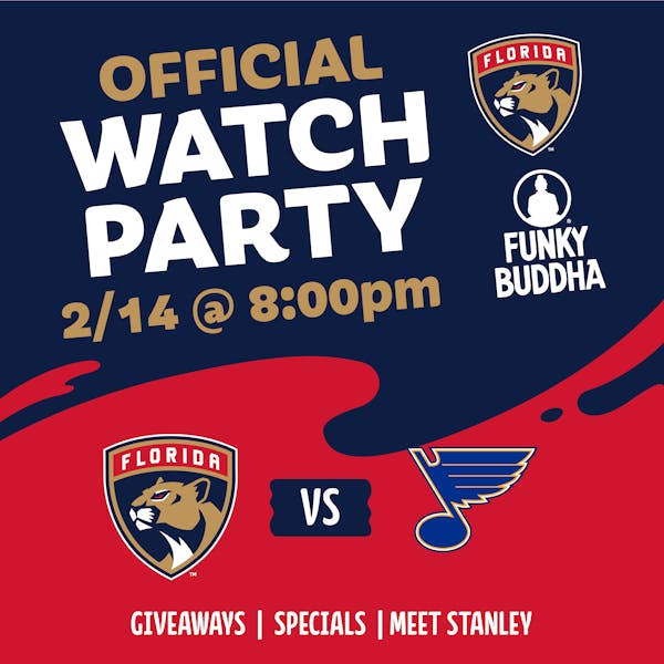 Florida Panthers Tap Room Watch Party – Panthers VS Blues