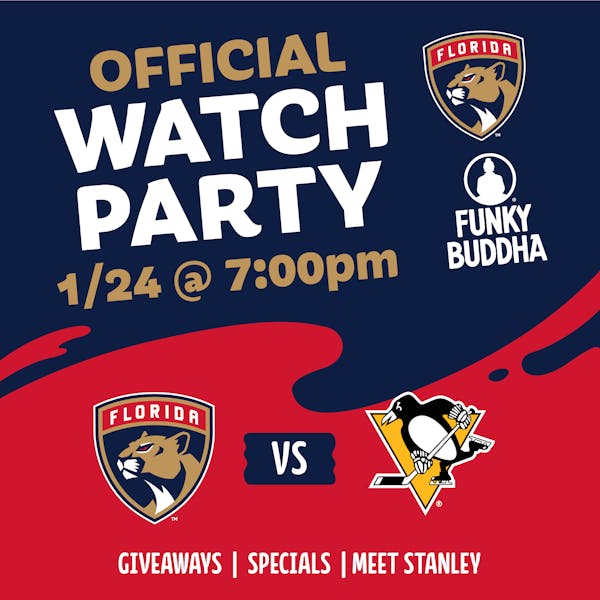 Florida Panthers Tap Room Watch Party – Panthers VS Penguins