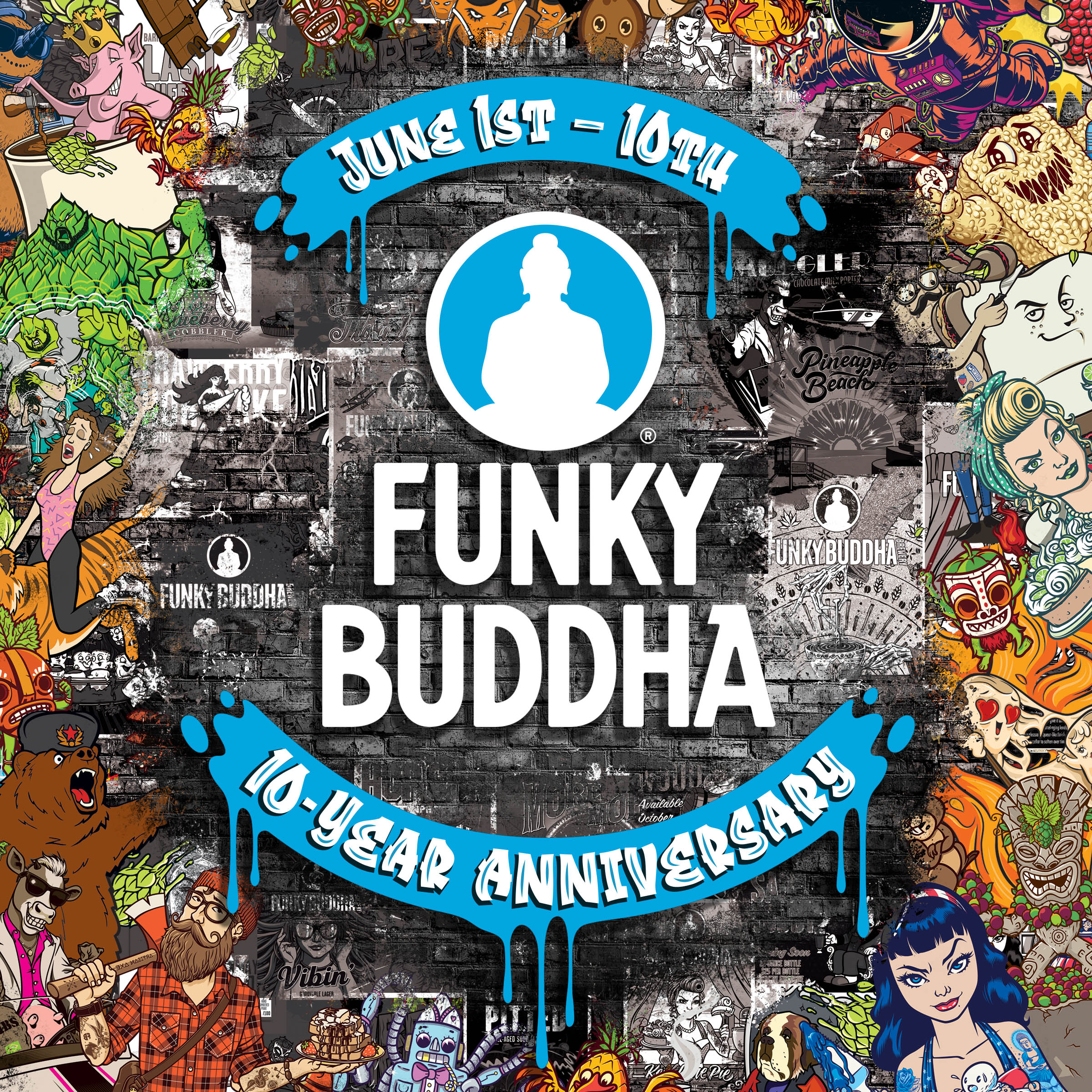 10 Year Anniversary Celebration on June 1st – 10th