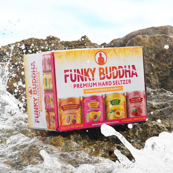 Funky Buddha Premium Hard Seltzer Funklightened Flavors Mix Pack