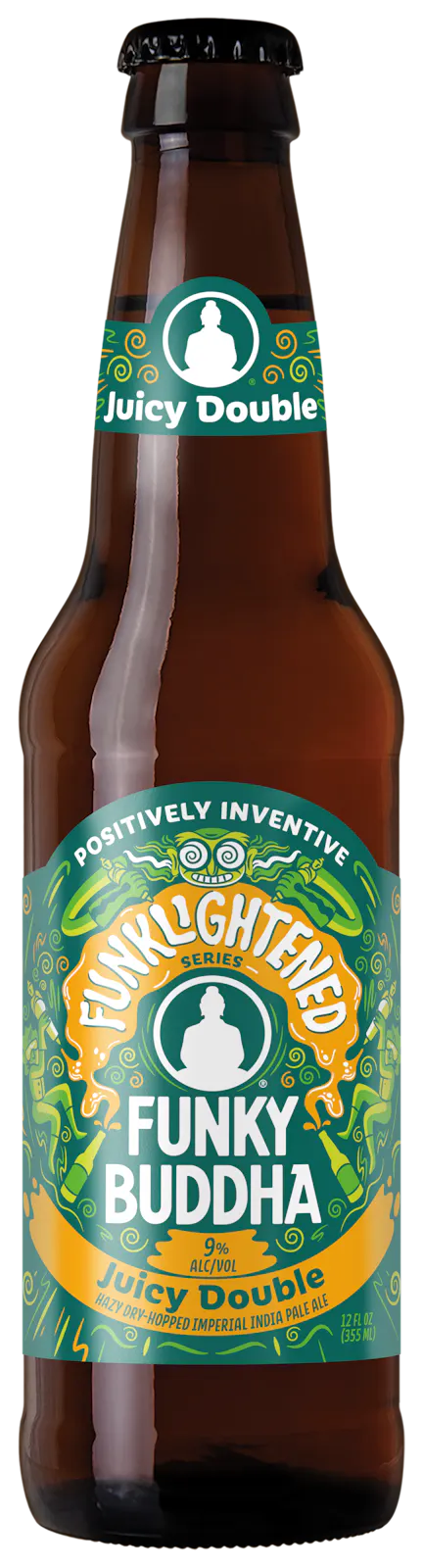 Juicy Double Hazy Dry Hopped Imperial IPA by Funky Buddha Brewery