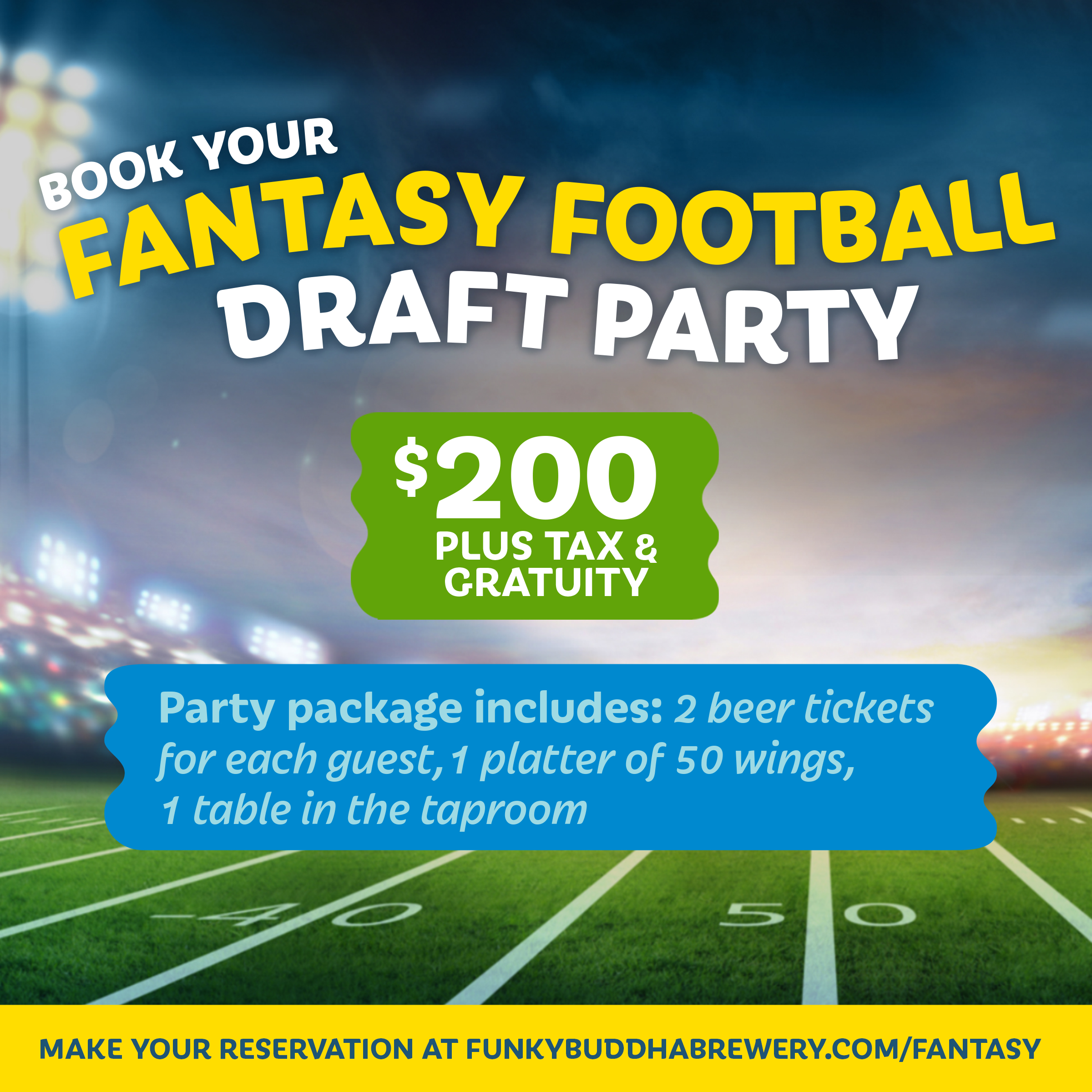Fantasy Football at Funky Buddha