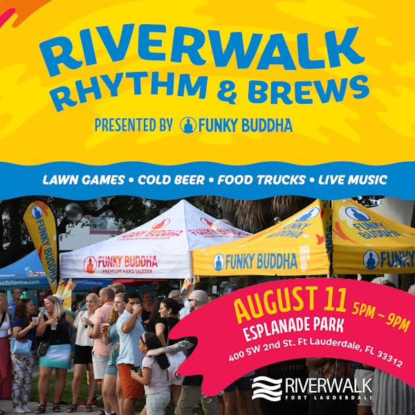 Riverwalk Rhythm & Brews presented by Funky Buddha: Featuring Live Music from The Ricca Project