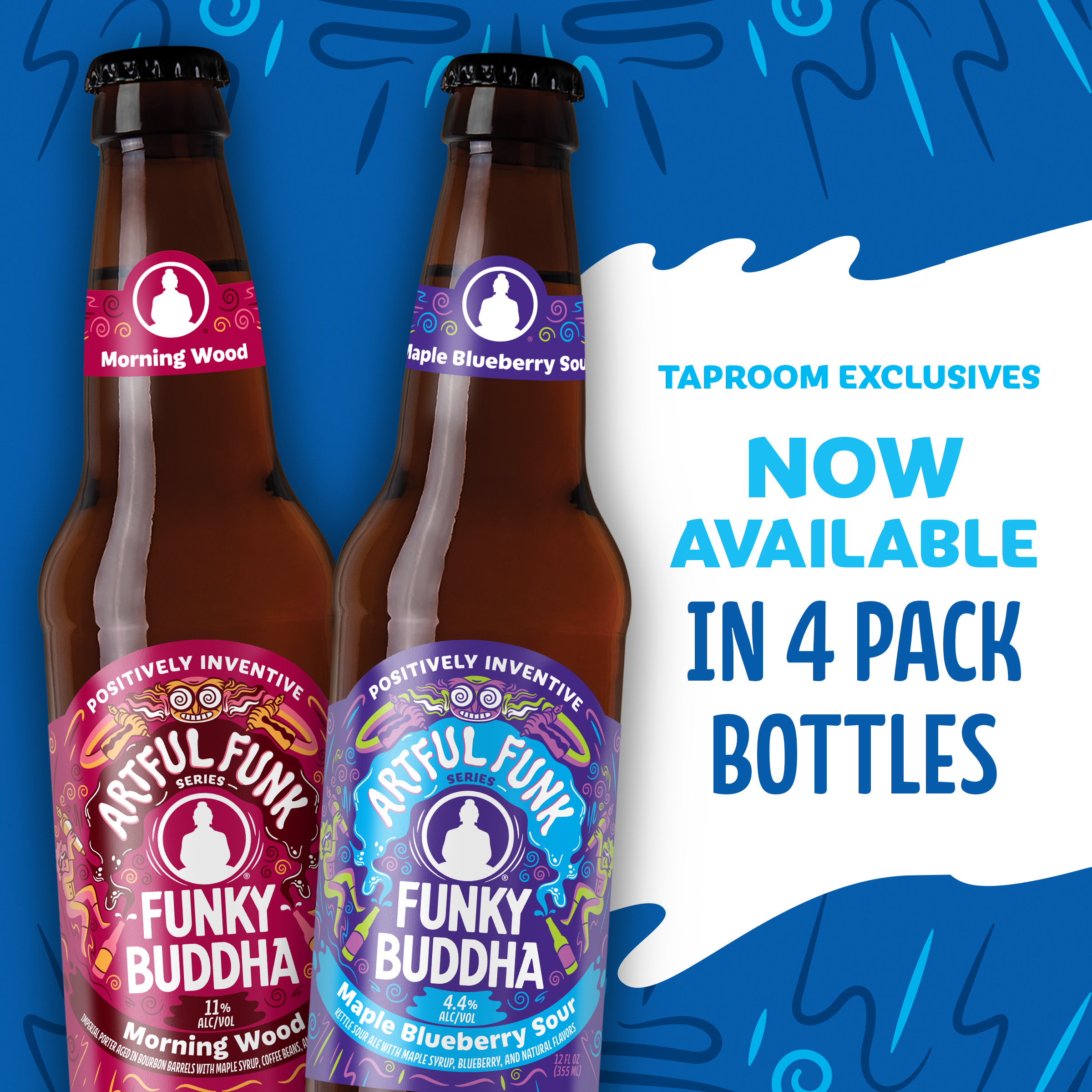 Morning Wood & Maple Blueberry Sour return to the the Tap Room in February