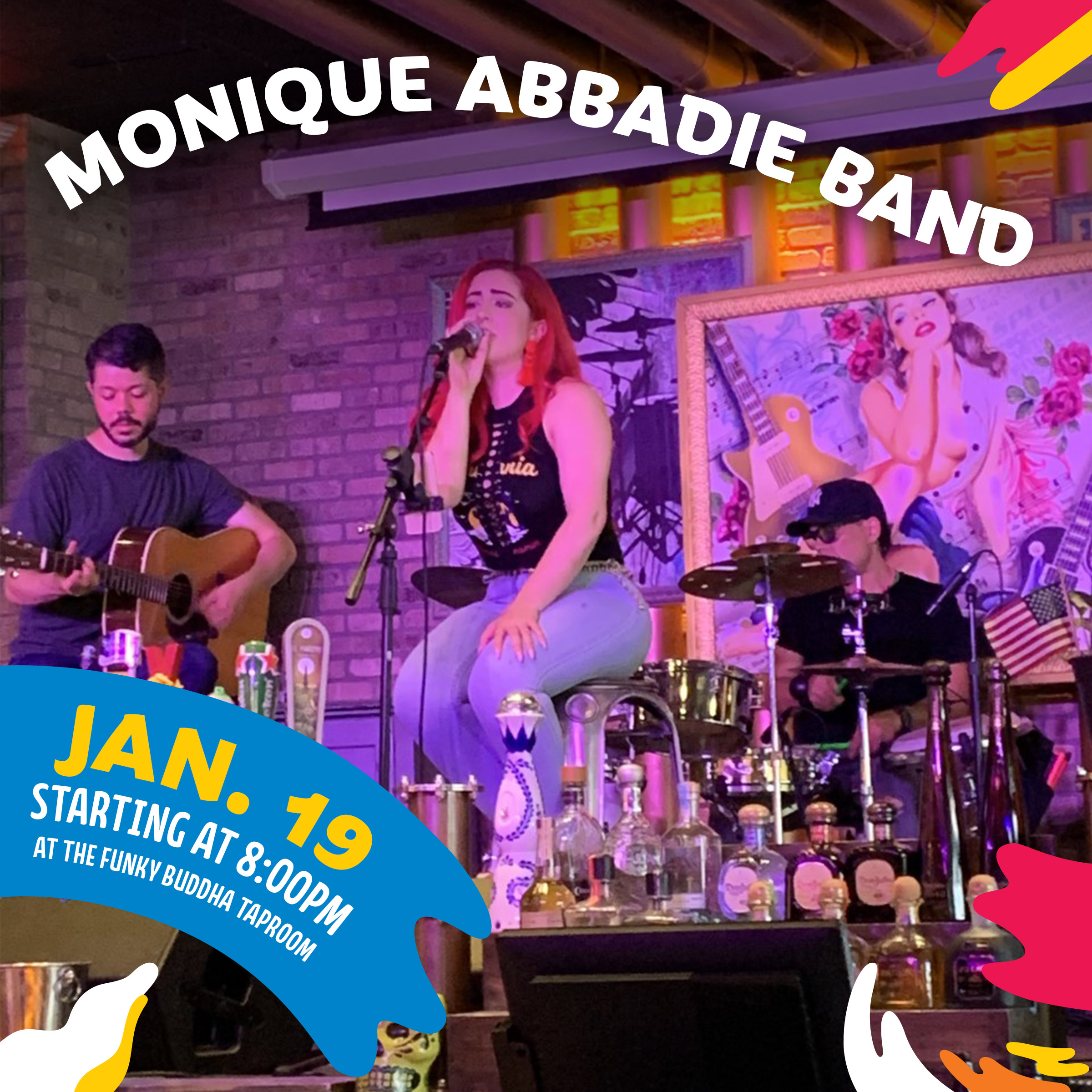 Monique Abbadie Band Live at Funky Buddha Taproom