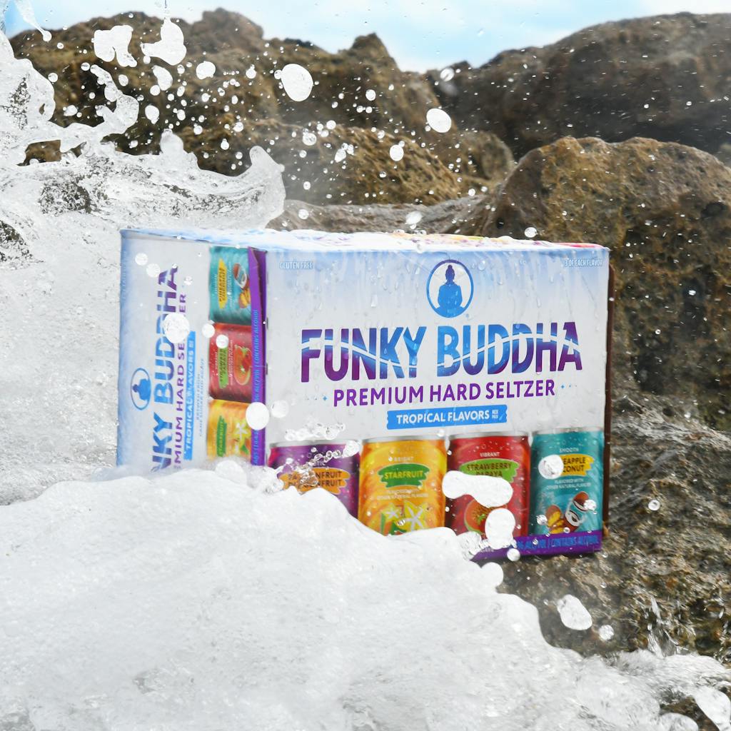 Funky Buddha Premium Hard Seltzer Tropical Flavors Mix pack