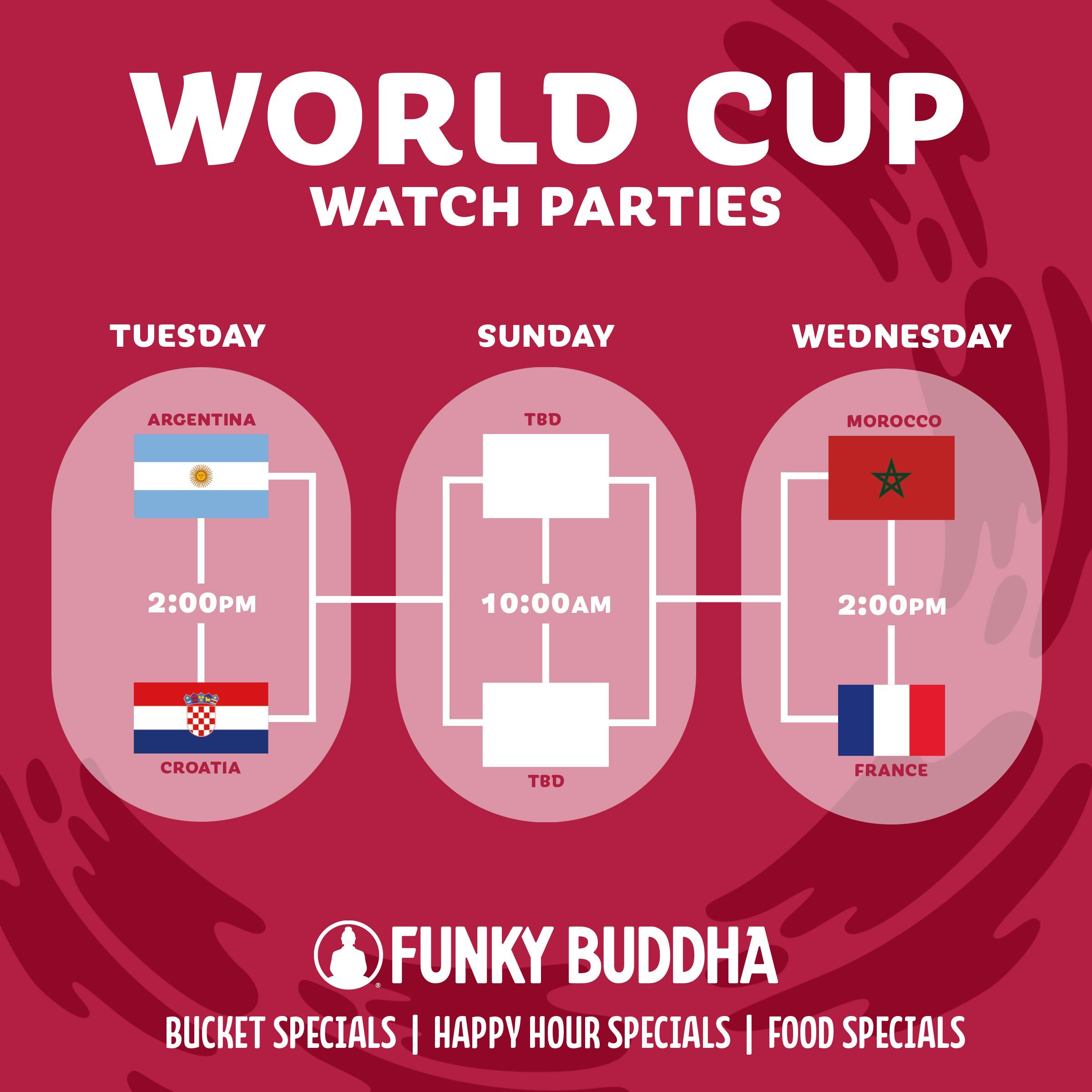 World Cup Watch Parties 2022 | Funky Buddha