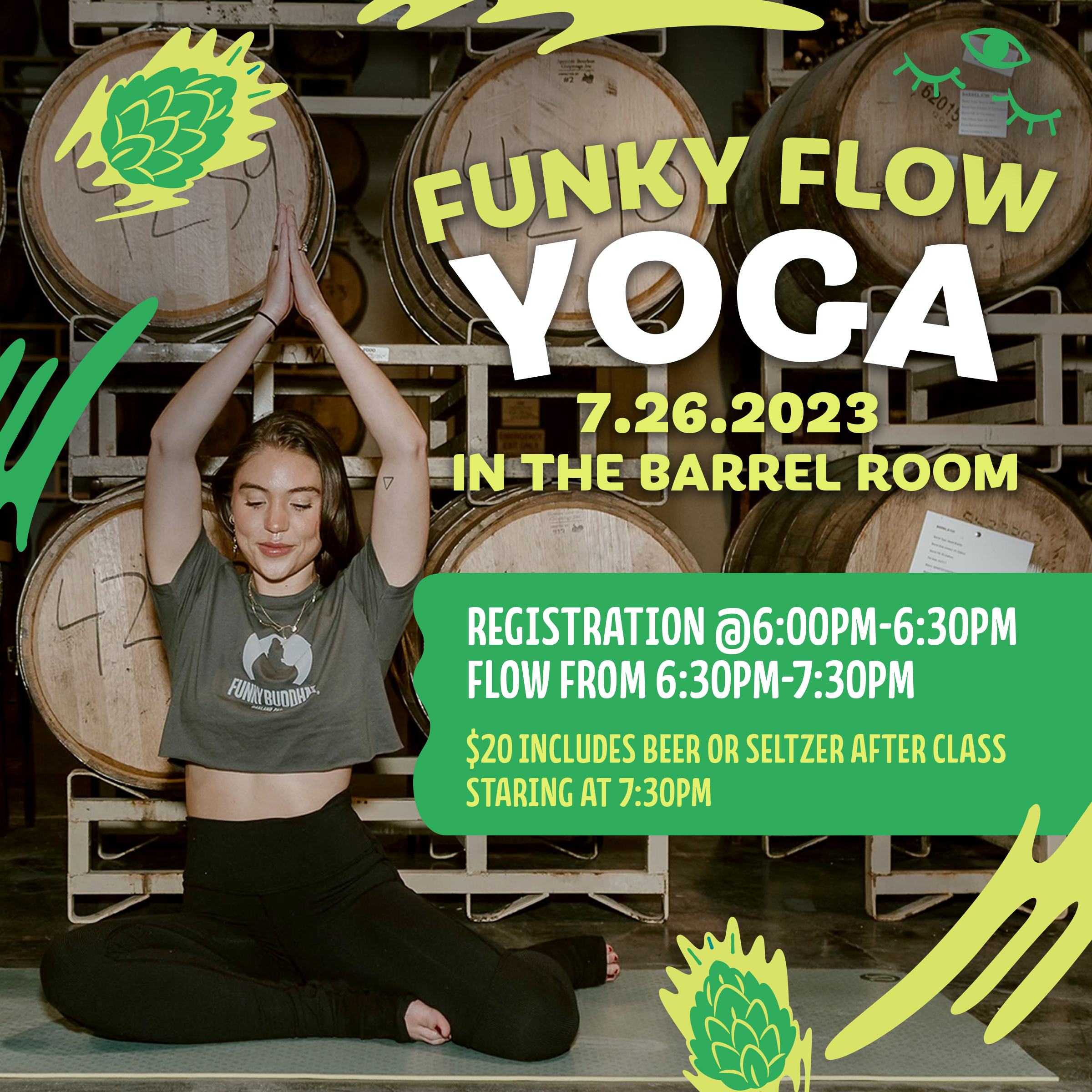 Funky Flow Yoga Class – 7.26.2023