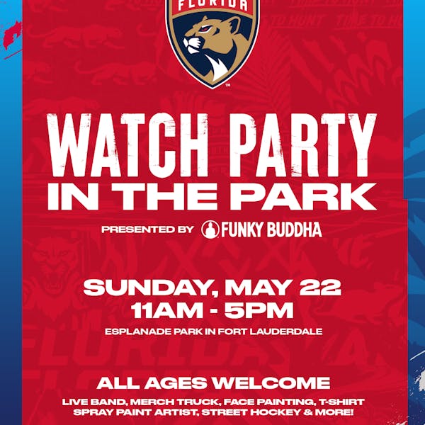 Florida Panthers Watch Party in the Park