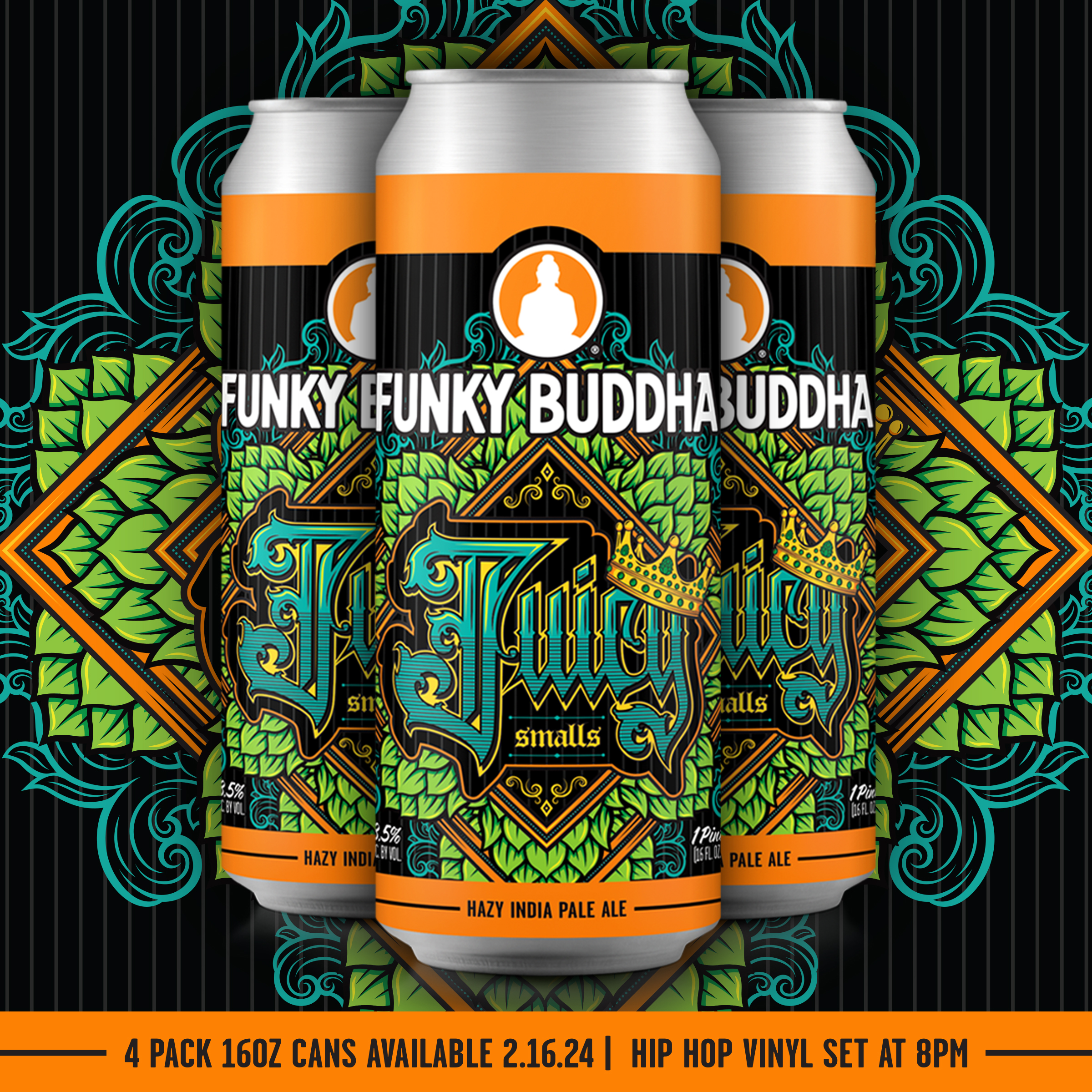 Juicy Smalls Can Release & Vinyl DJ Set