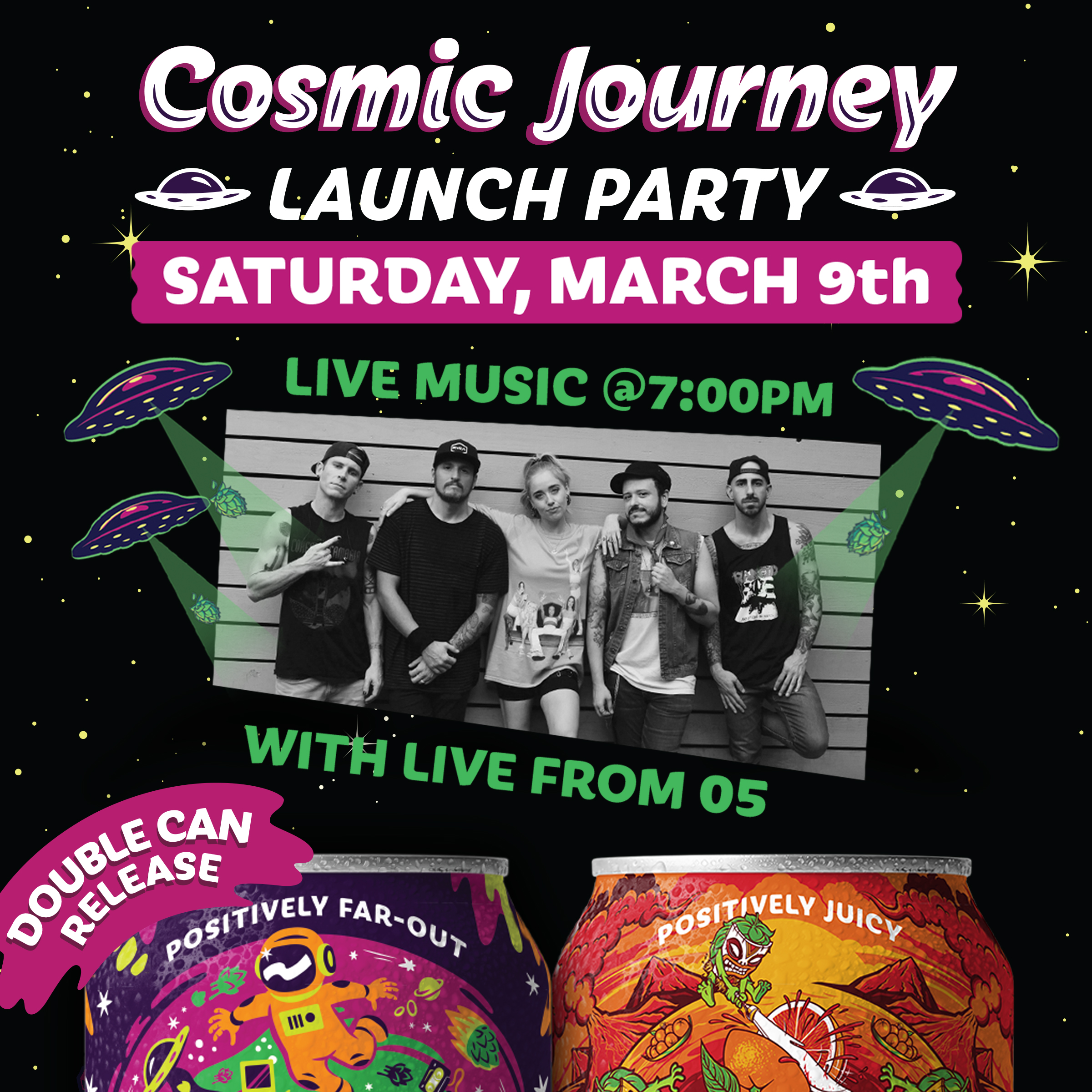 Cosmic Journey Hazy IPA Launch Party Funky Buddha