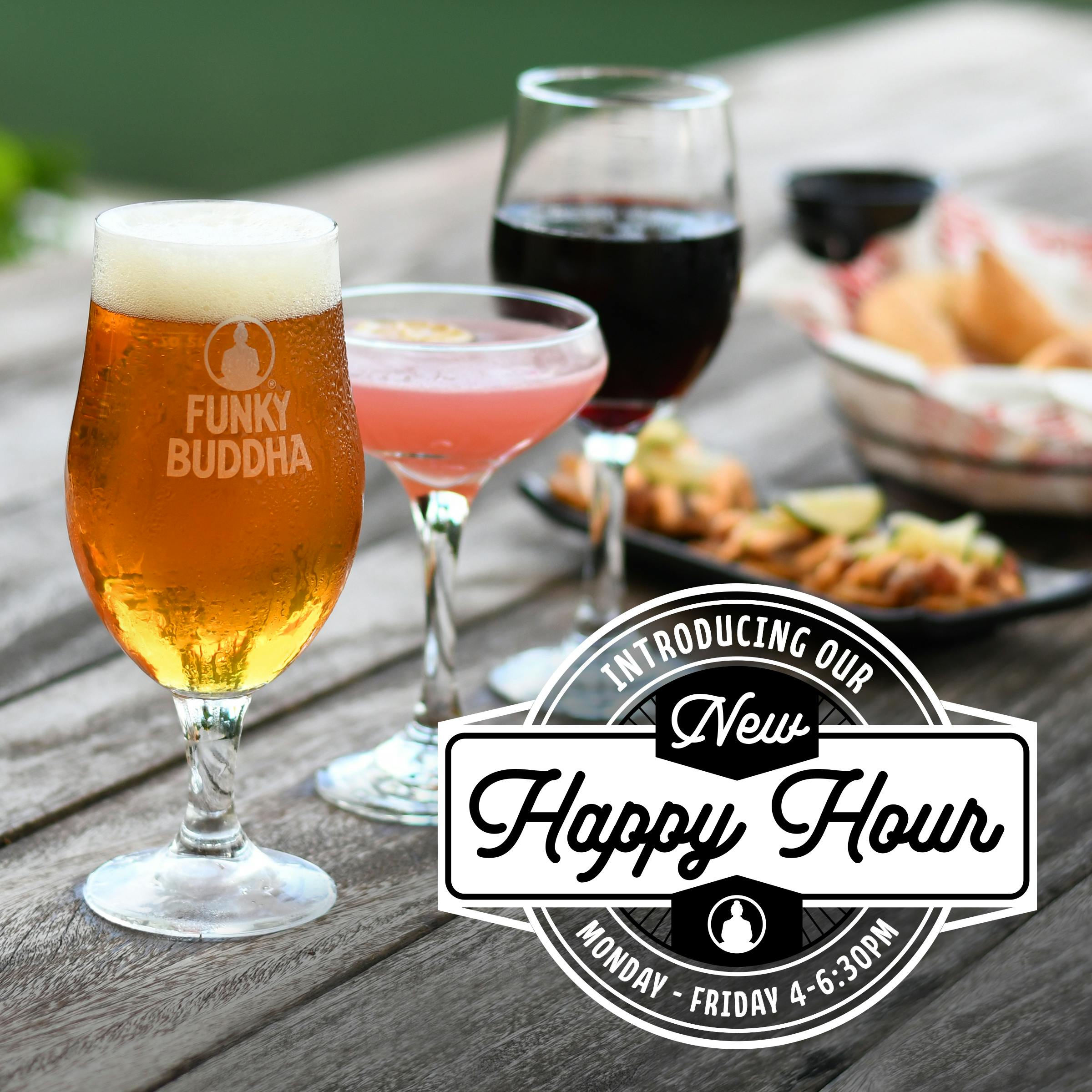 New Taproom Happy Hour