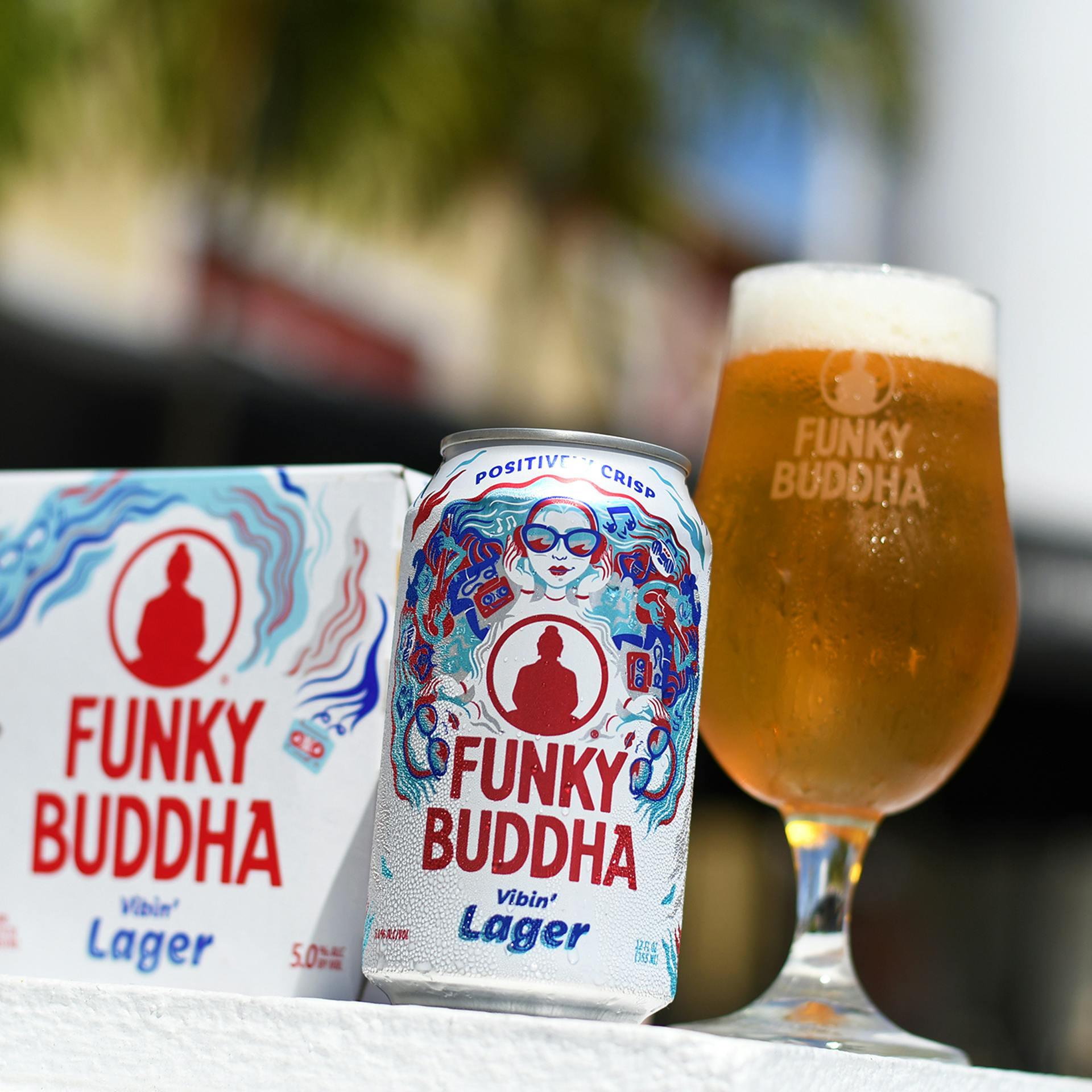 Vibin’ Lager Packaging and Recipe Refresh | Funky Buddha