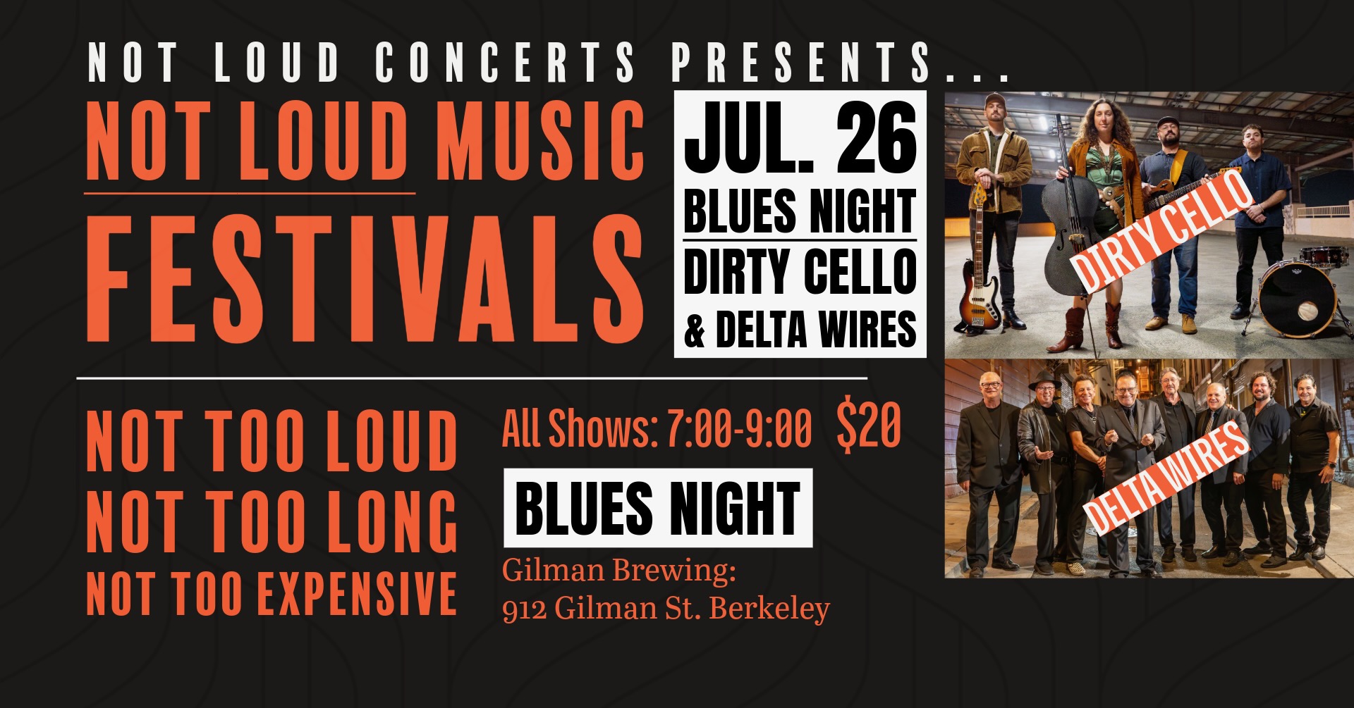 Not Loud Festivals facebook July 26
