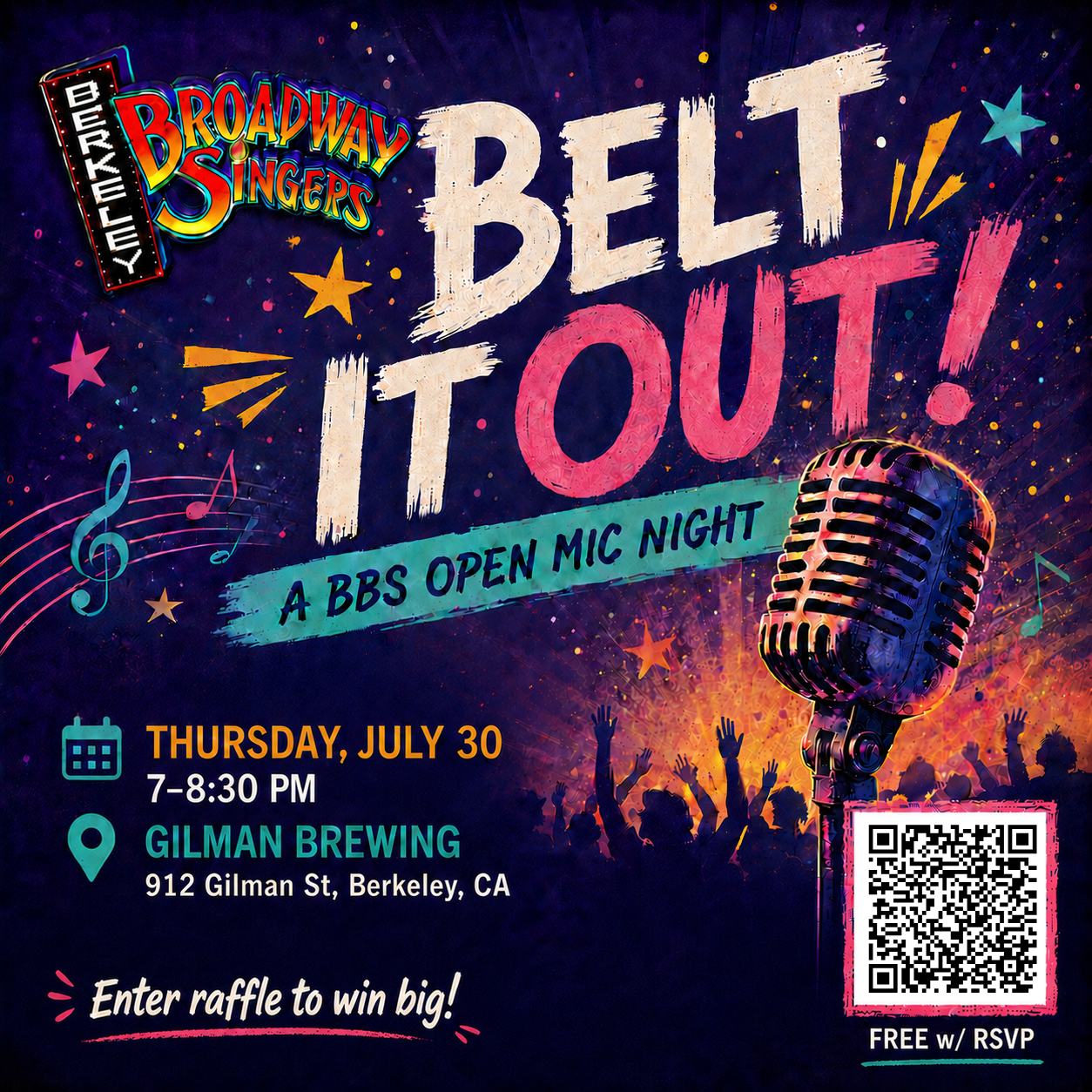 Belt It Out! A BBS Open Mic Night