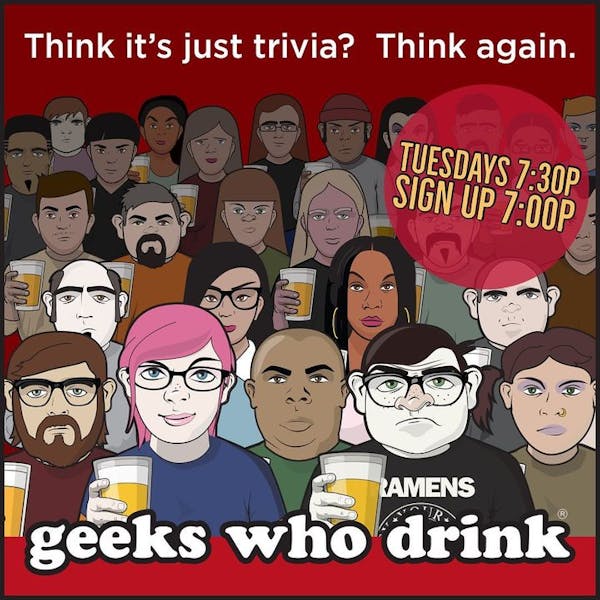 Tuesday Night Geeks Who Drink Trivia