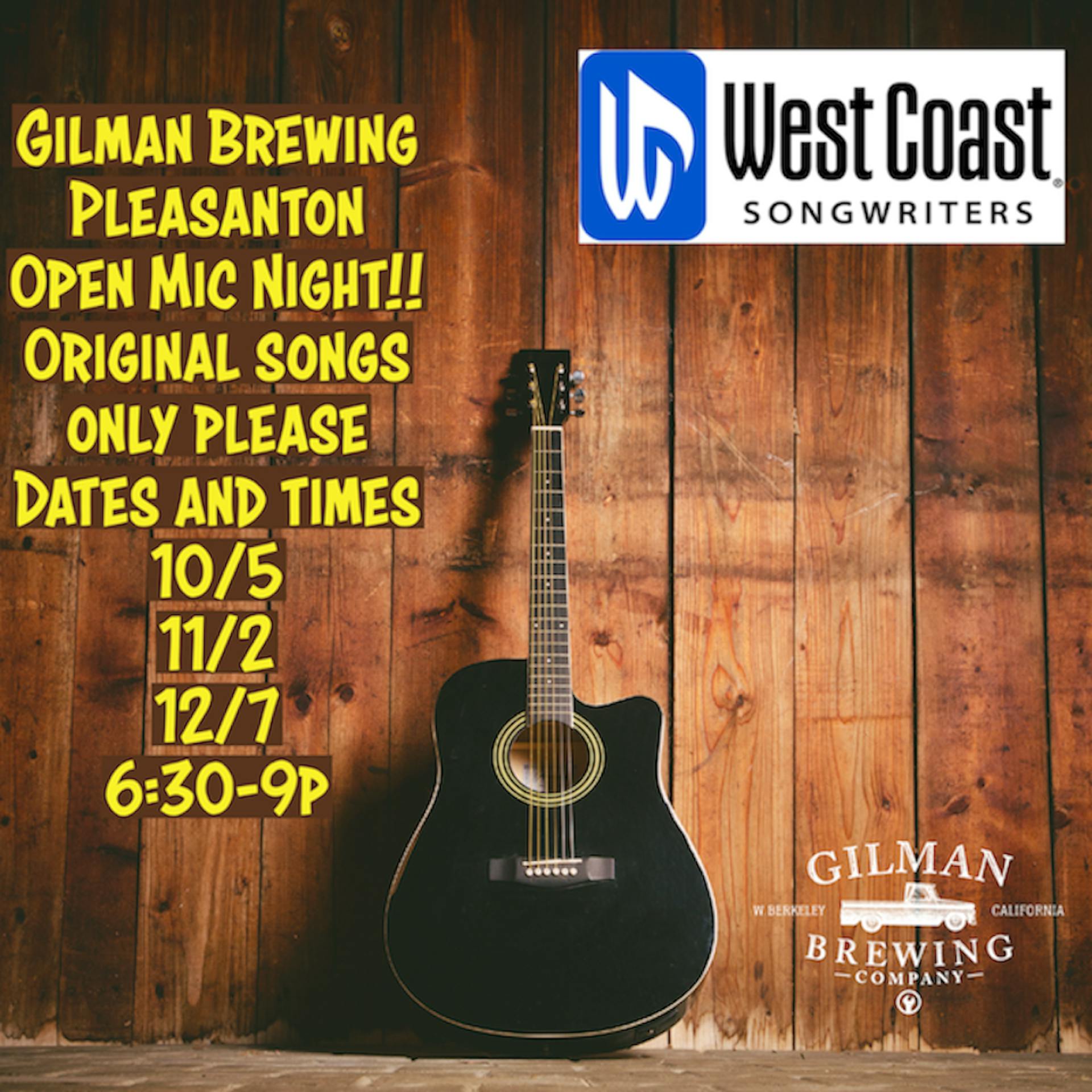 West Coast Songwriters Pleasanton