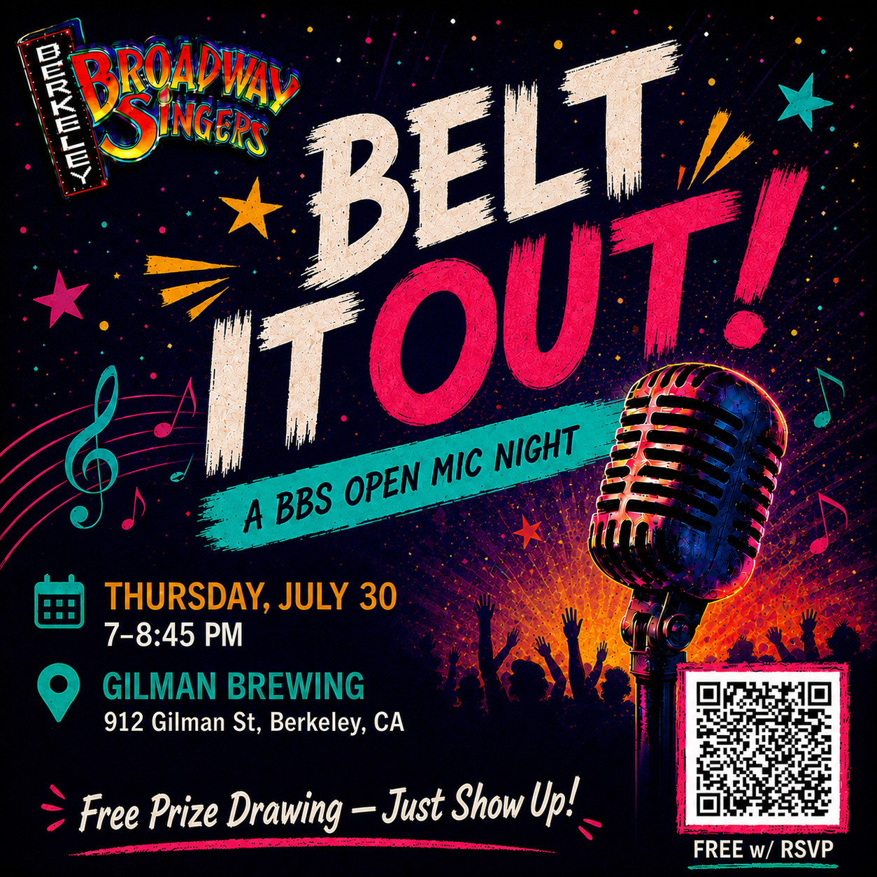 Belt It Out! A BBS Open Mic Night
