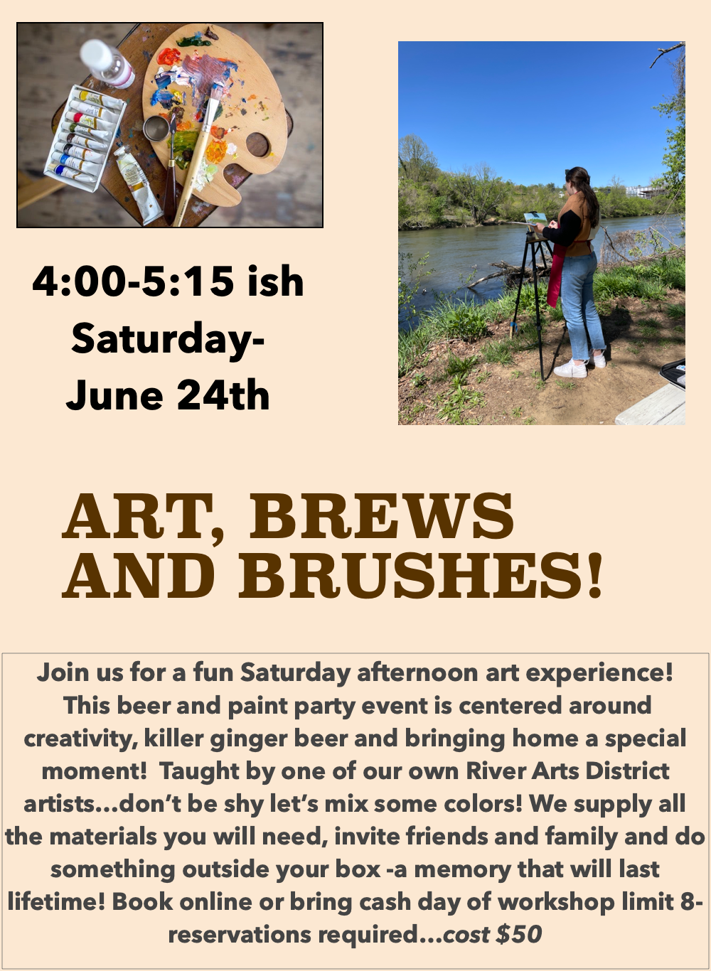 Art Brews & brushes