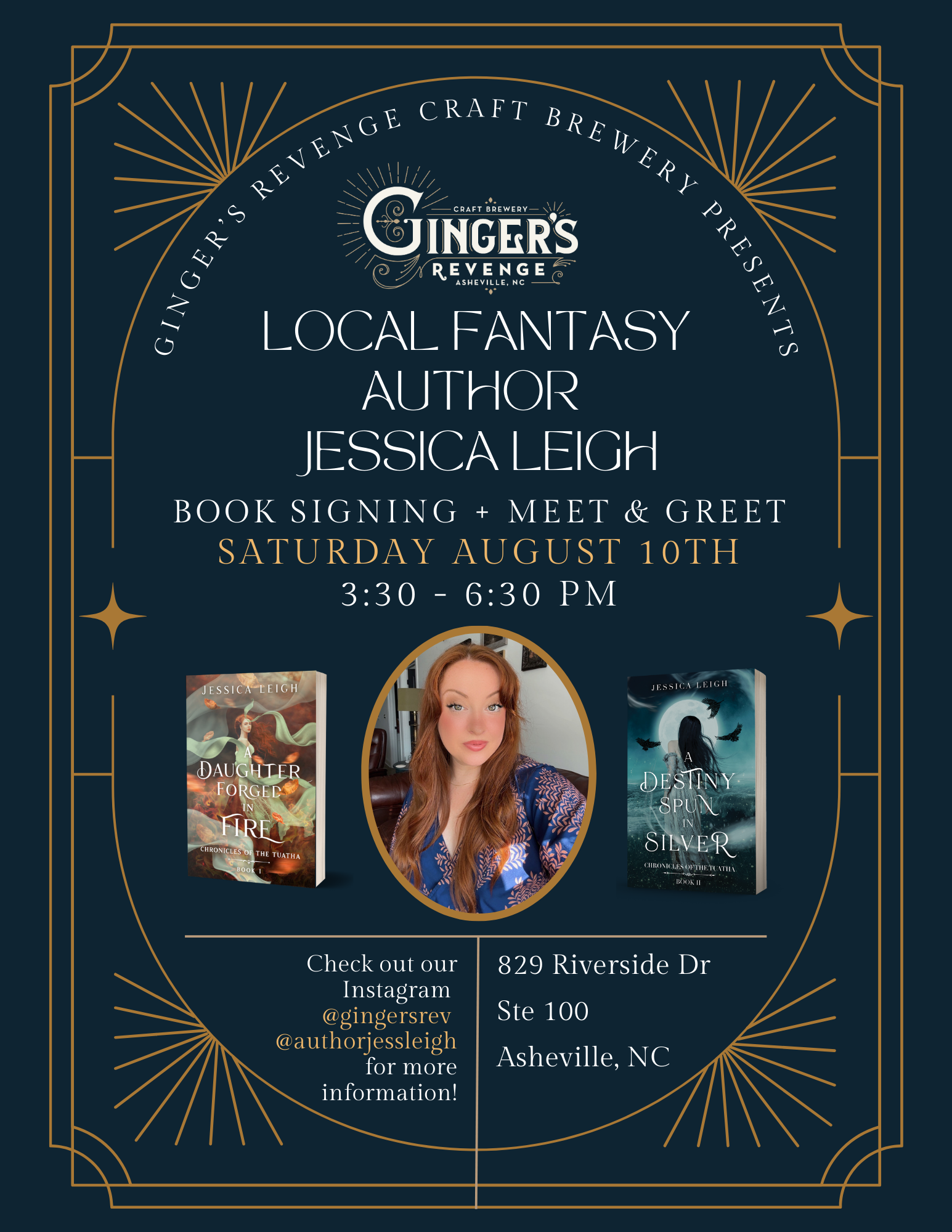 Author Jessica Leigh Ginger's Revenge Poster