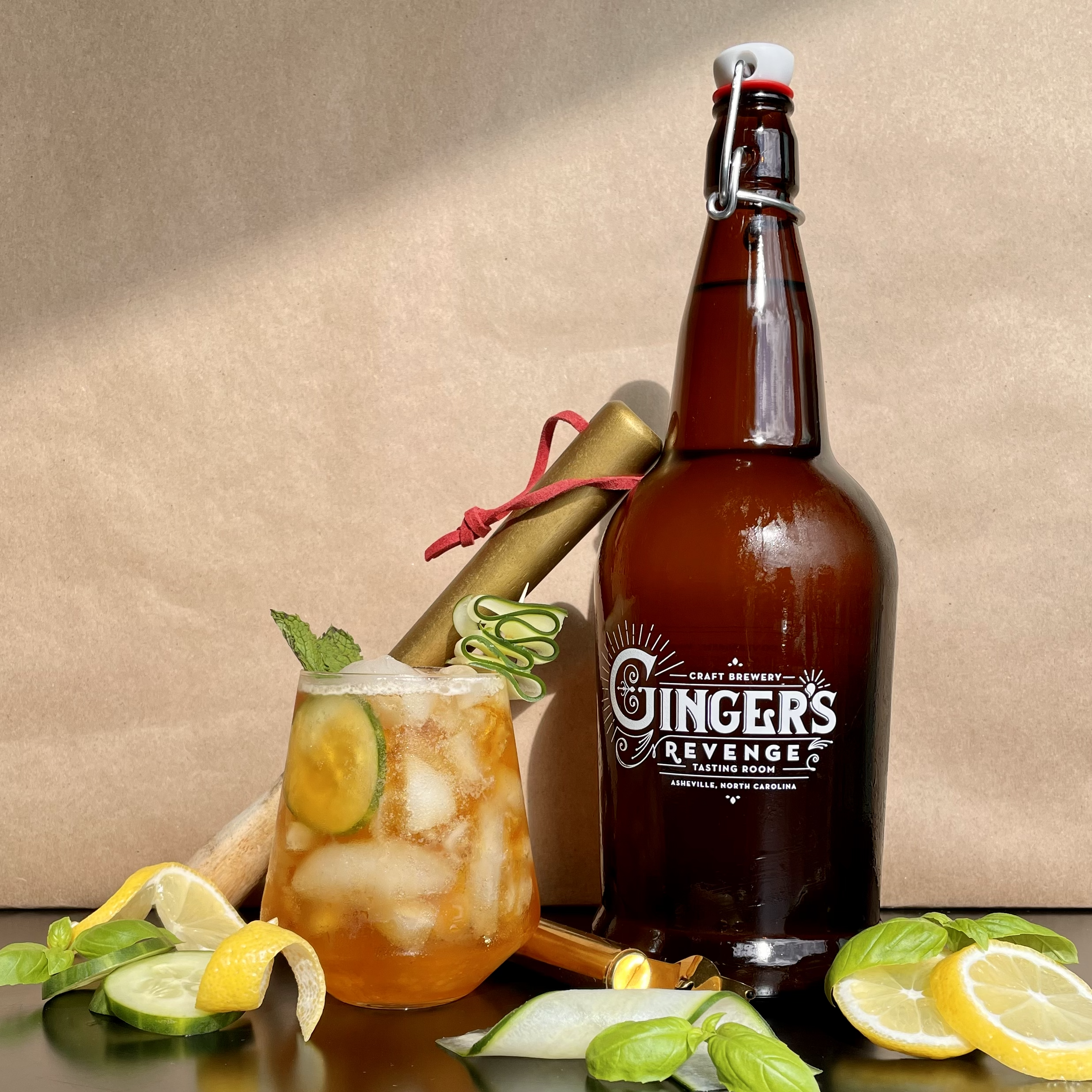 Ginger’s Revenge at Home: Cucumber Lime Basil Peppermint
