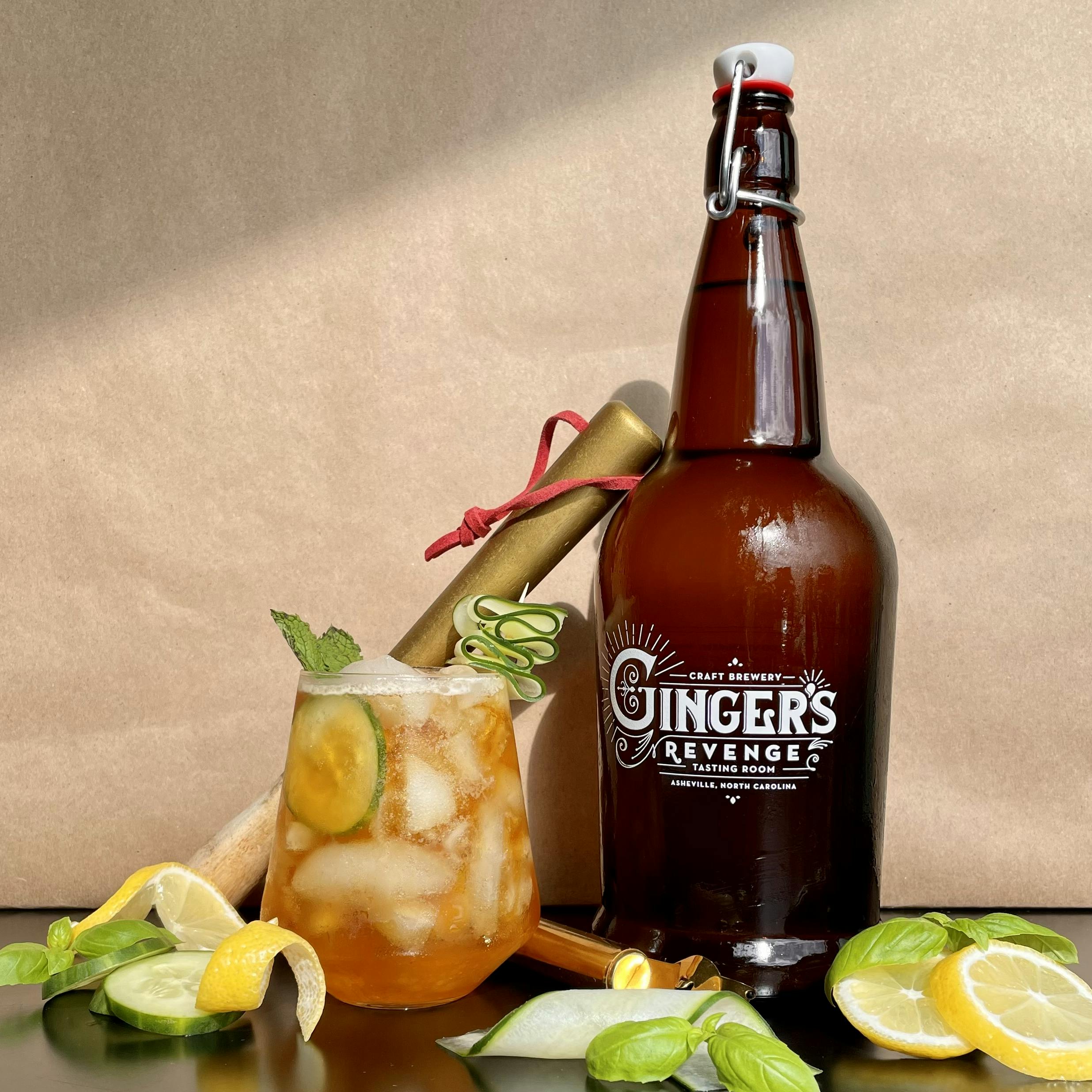 Ginger’s Revenge at Home Cucumber Lime Basil Peppermint Ginger's Revenge