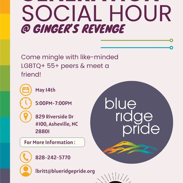 Generation Plus Social Hour with Blue Ridge Pride