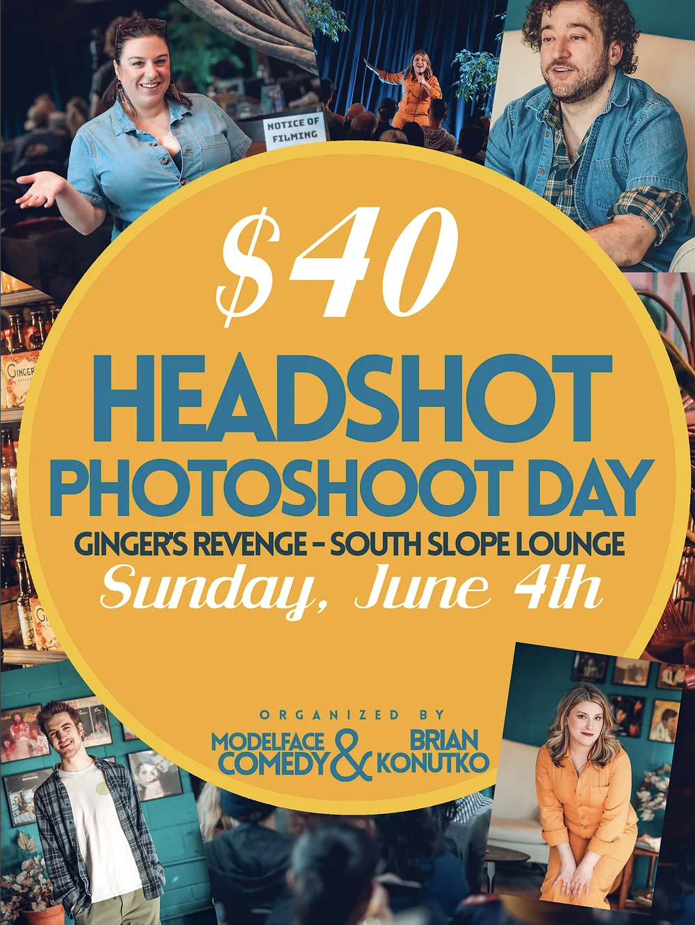 Headshot Photoshoot Event – South Slope Lounge