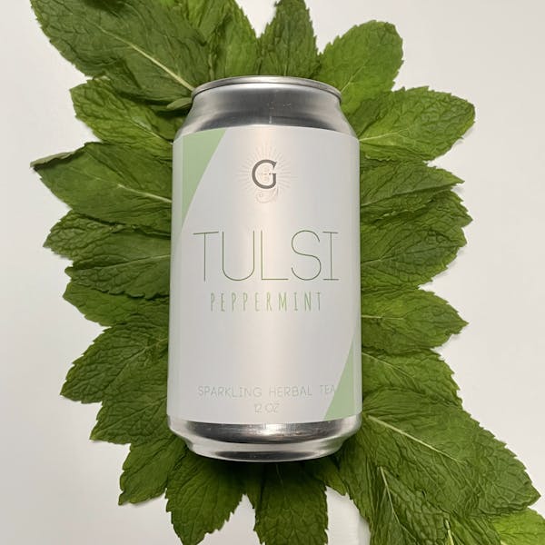 Label for Tulsi & Peppermint Tea