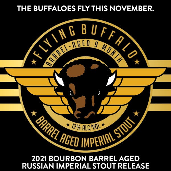 2021 Flying Buffalo Bourbon Barrel Aged Imperial Stout Release