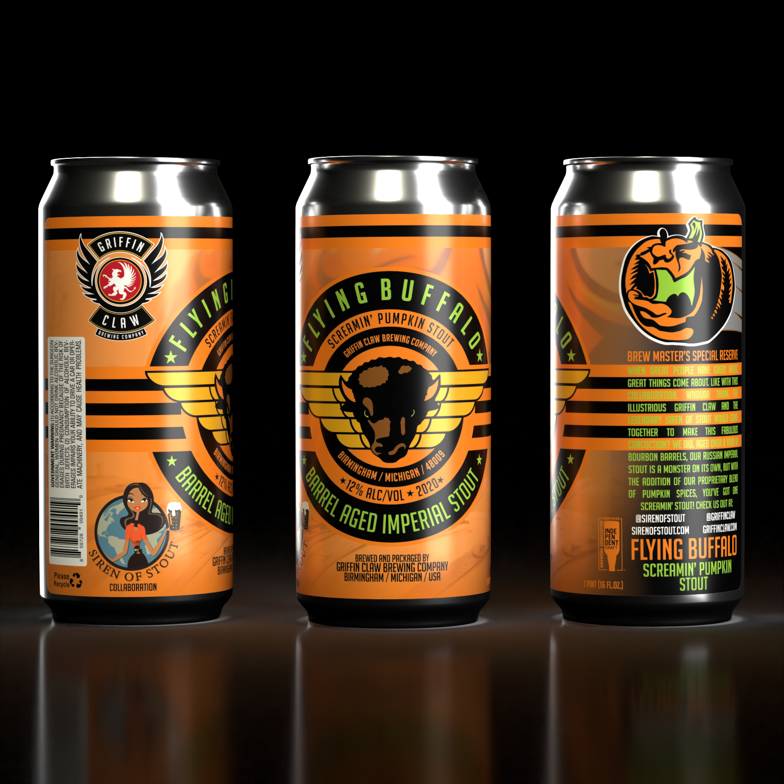Beer Release: Screamin’ Pumpkin Flying Buffalo Siren of Stout Collab!