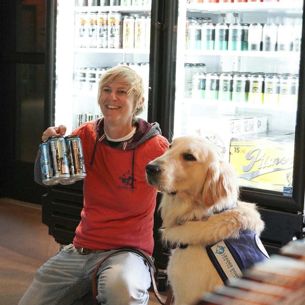 Photographer Griffin Claw Community event leader dogs for the blind