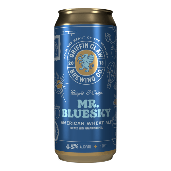 Mr. Bluesky – Wheat Ale with Grapefruit Peel