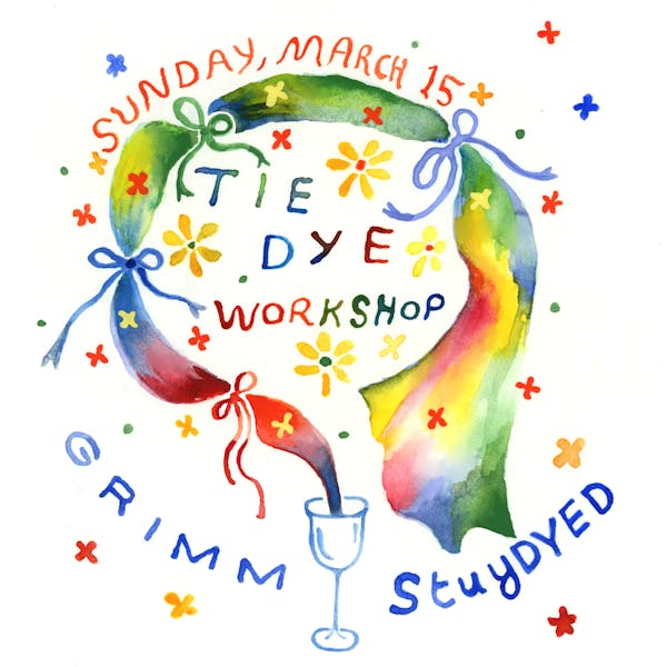 Tie Dye Workshop Poster