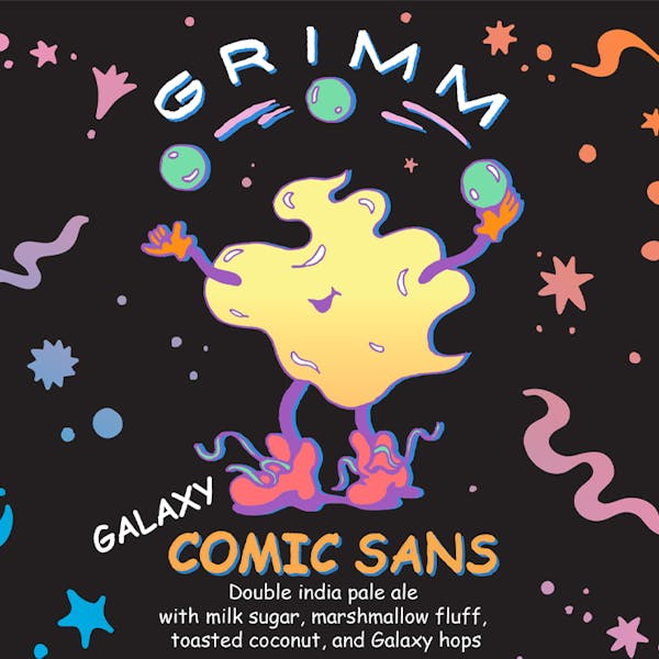 Image or graphic for Comic Sans Galaxy