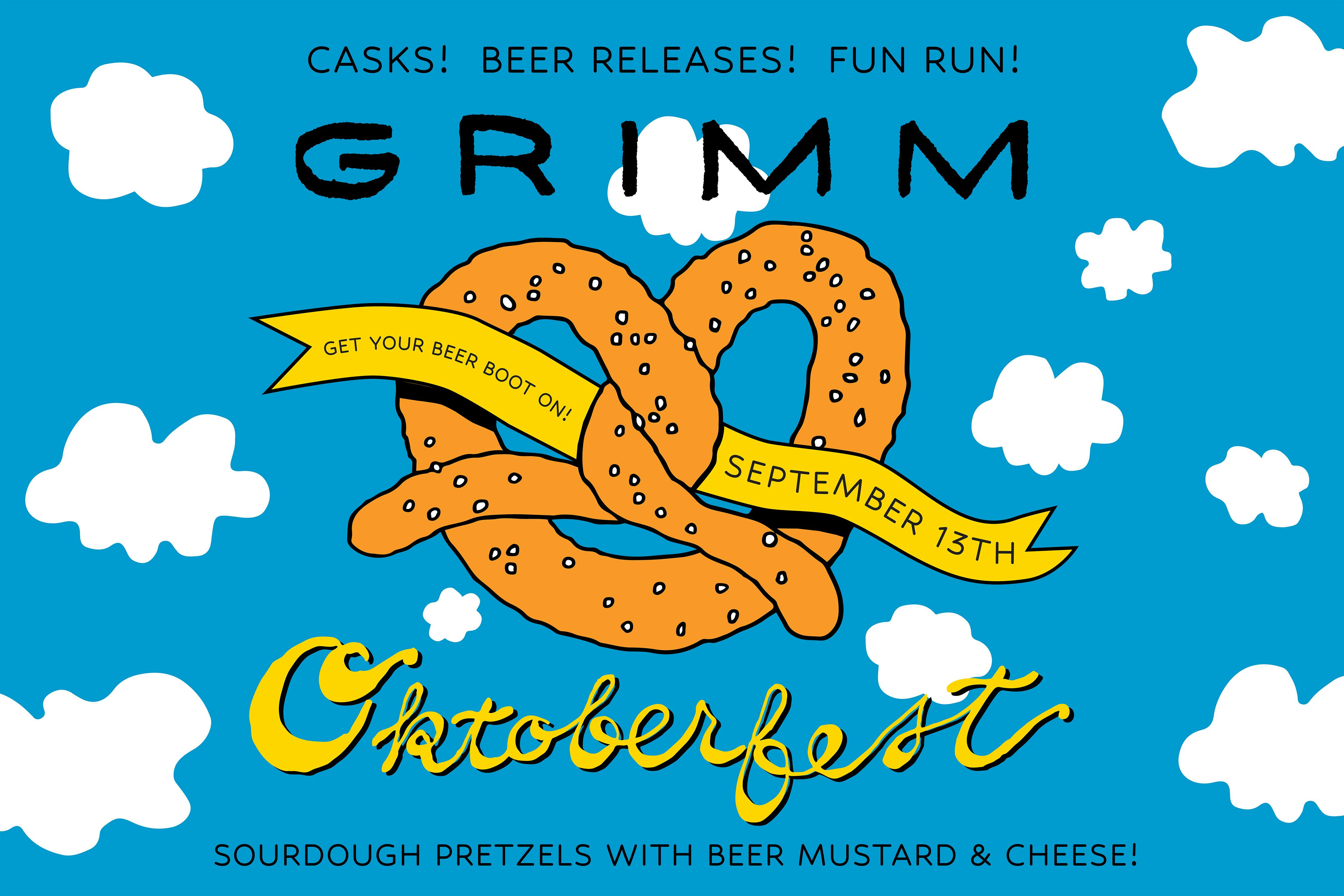 oktoberfest poster / pretzel